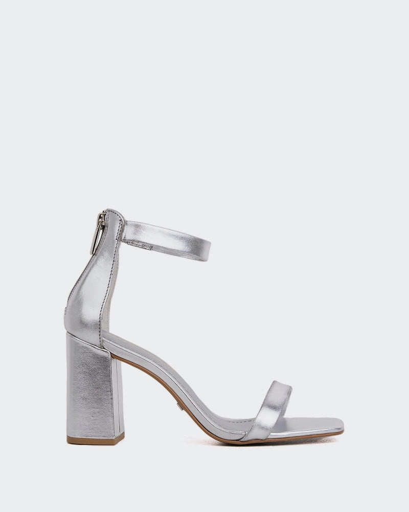 Clarita Silver Metal Trendy Vibrant lining