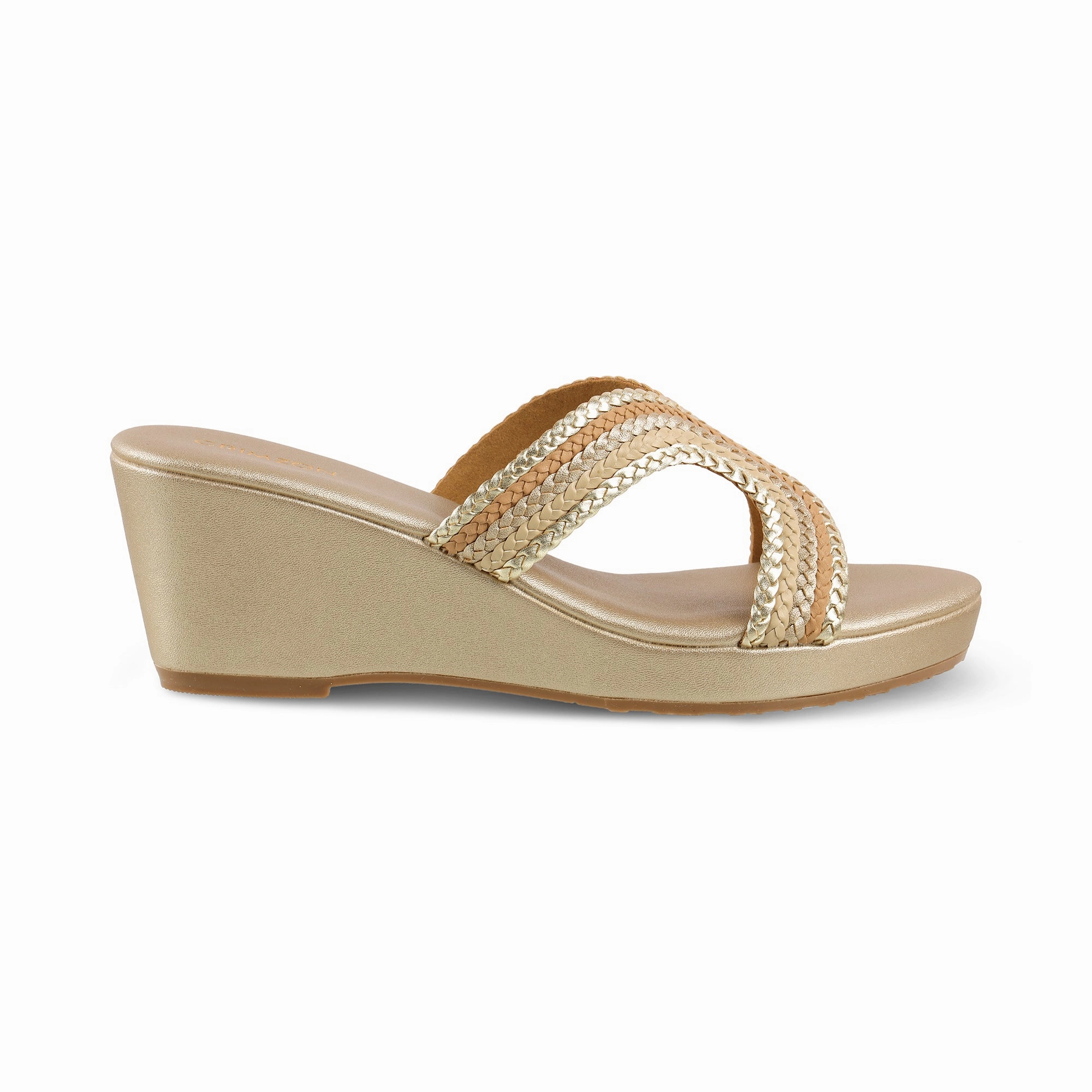 ANALISA- CHAMPAGNE WEDGES Relaxed Style Impact Dispersing Structure