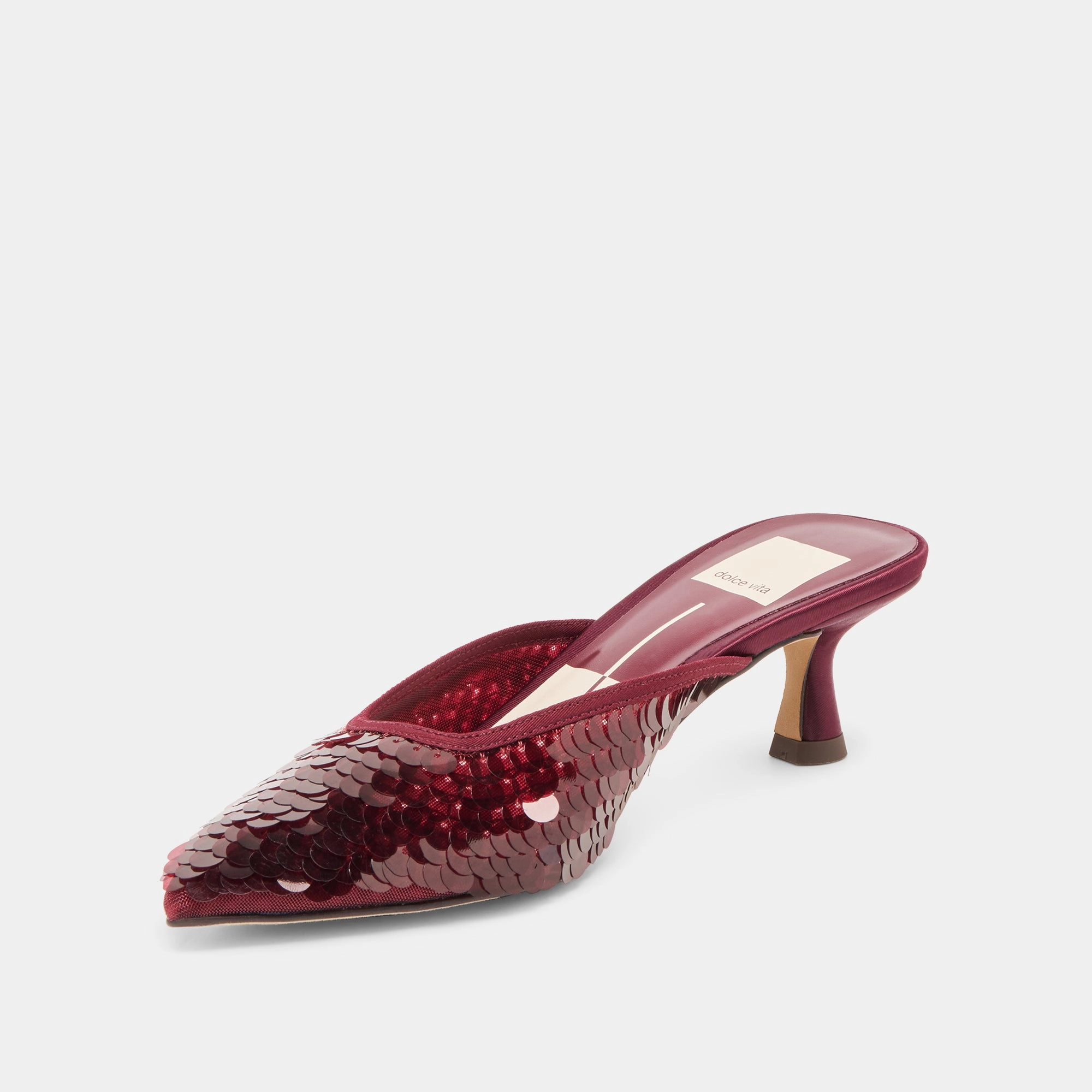 CLEO SEQUIN HEELS CRANBERRY SEQUIN Casual flexibility bodybuilders' stability