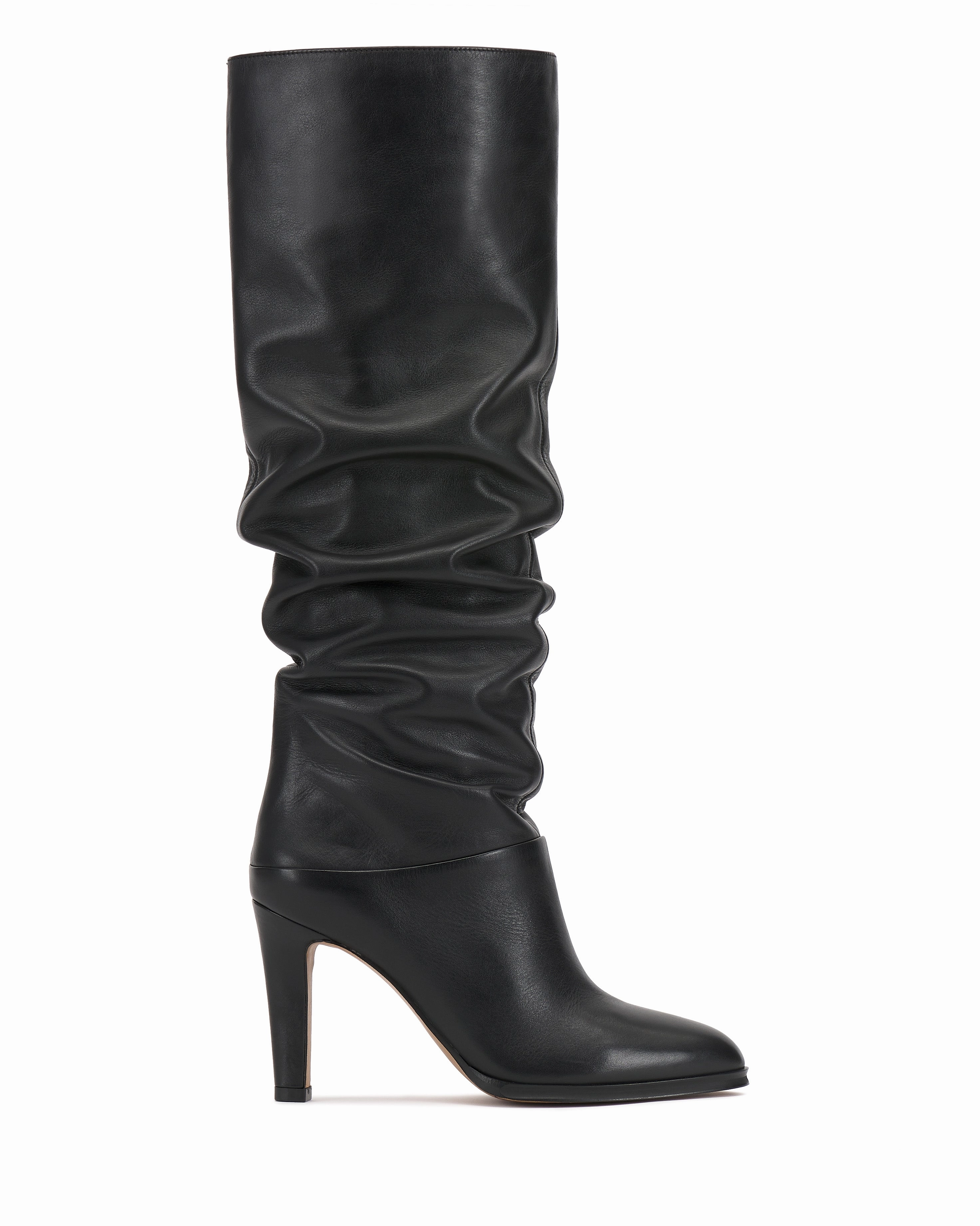 Sorina Slouchy Wide Calf Knee High Boot Sporty Design Low Profile Design