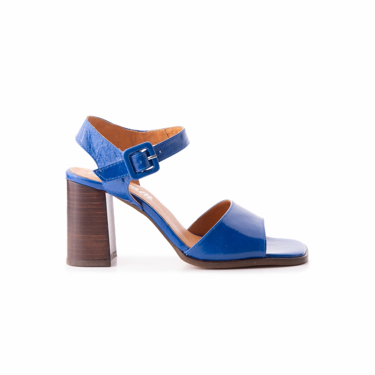 Coimbra Dark Blue Leather Reinforced Heel Counter zipper