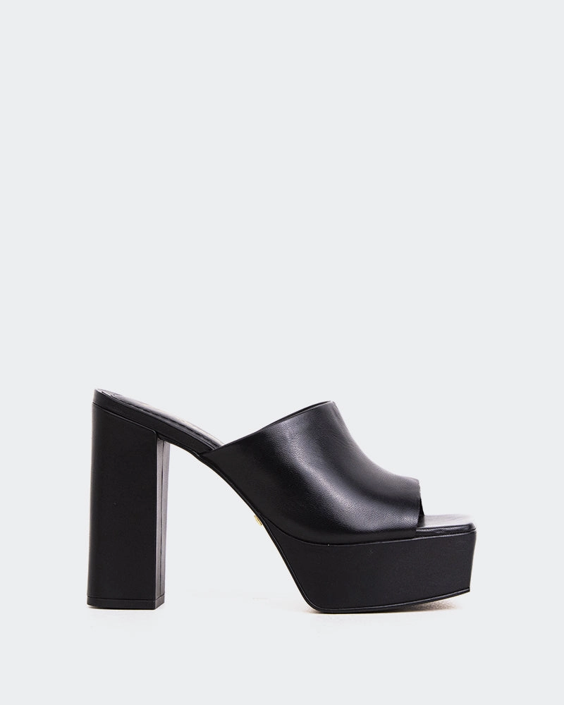 Leva Black Leather Silver Glow Breathable mesh upper