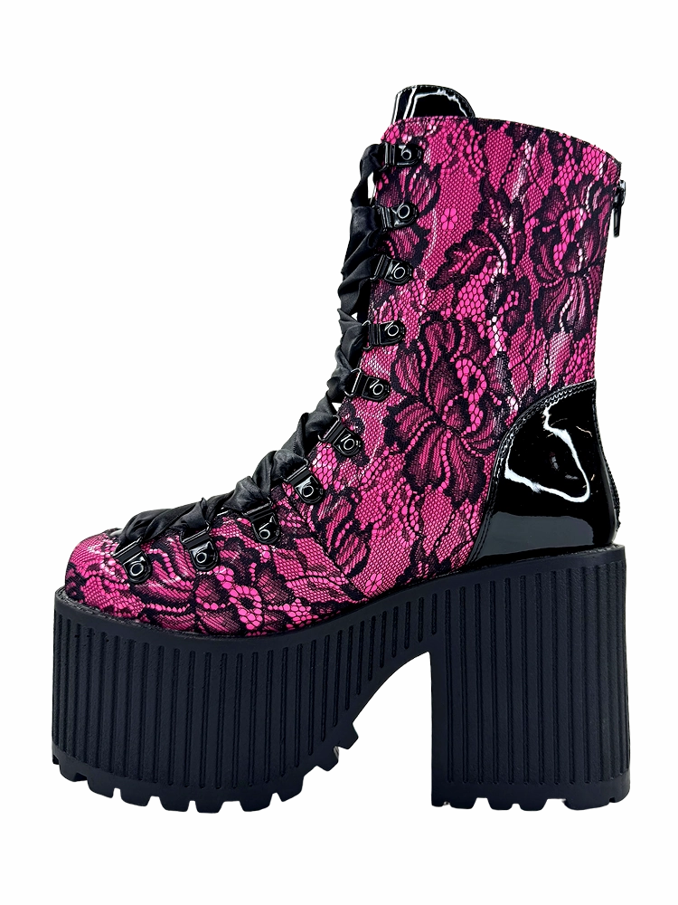 PANDORA LACE - BLACK/HOT PINK Outdoor Protection Comfort Fit