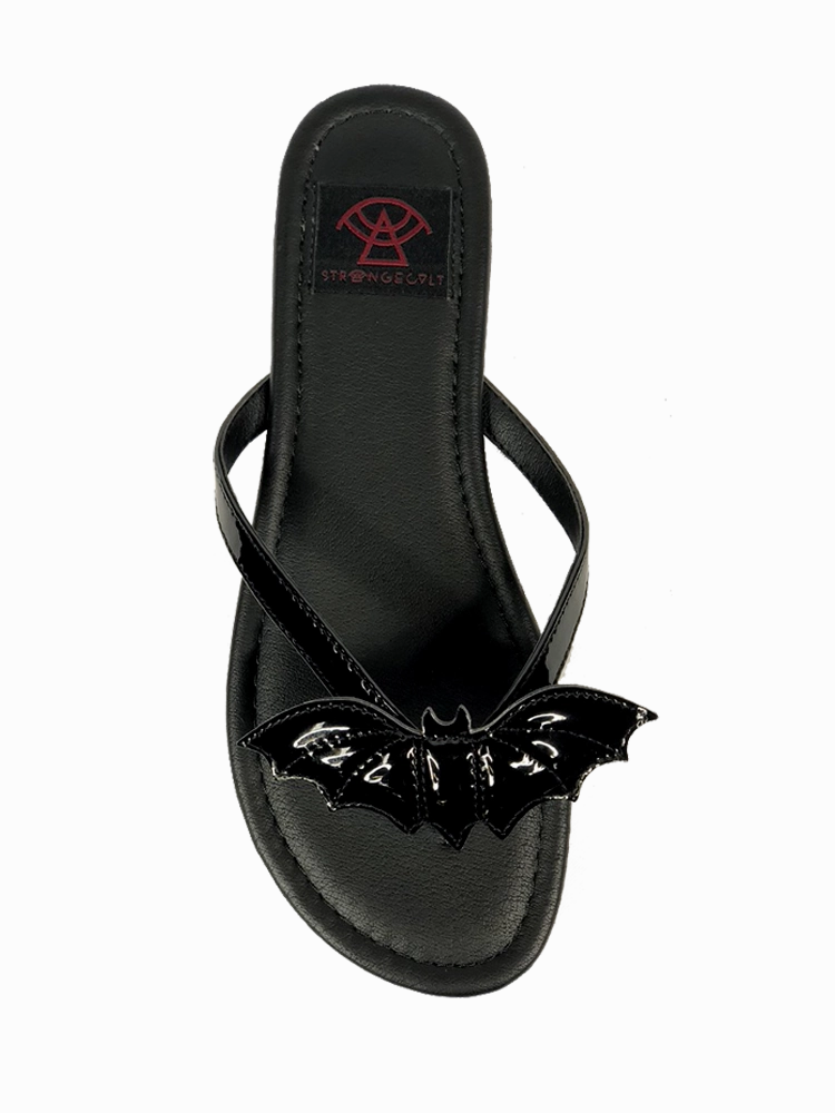 Microfiber Interior BETTY BAT - BLACK PATENT