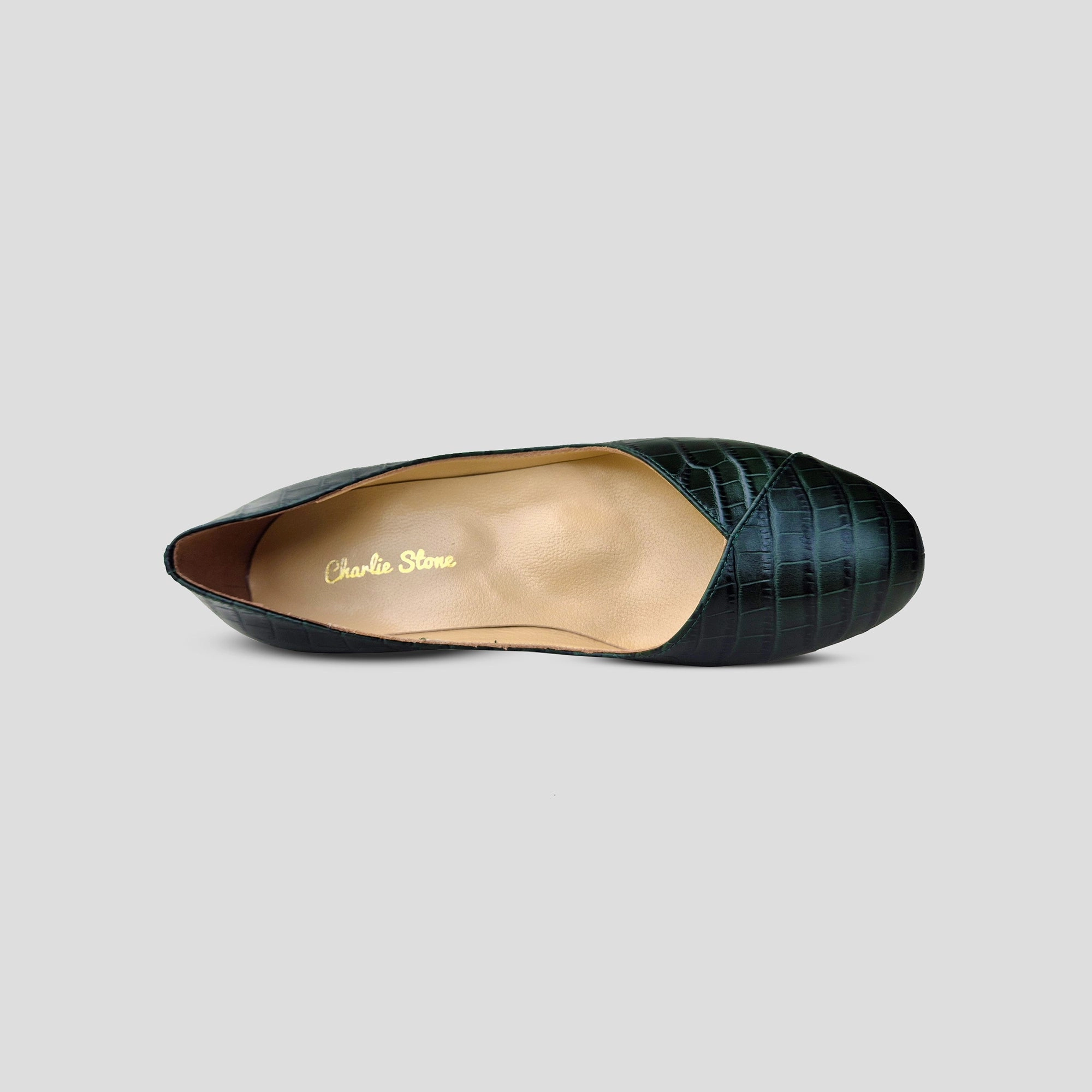 Agatha (Dark Emerald Croc) Stylish Look Art Shade