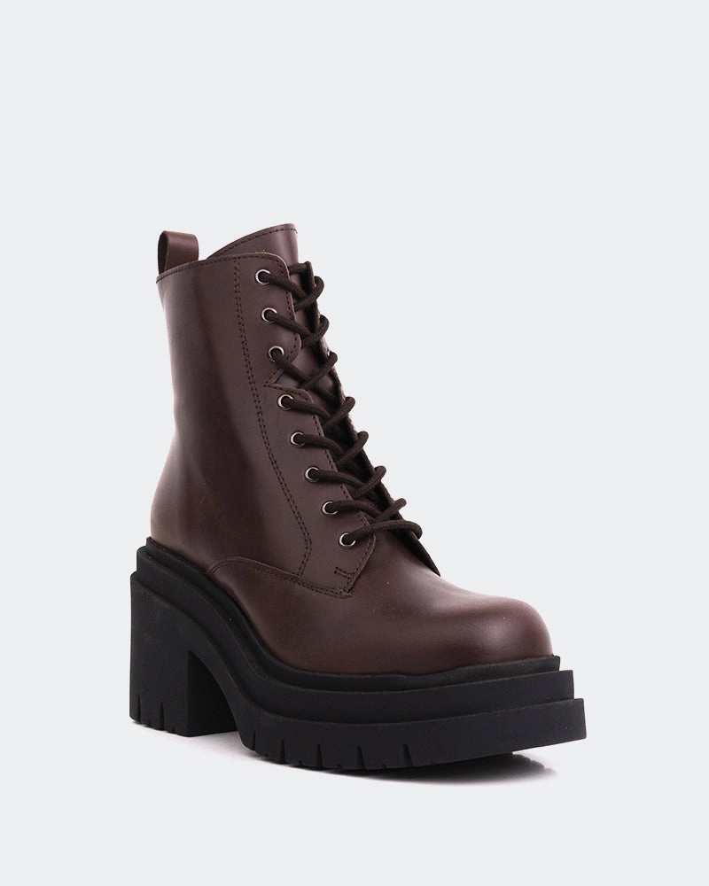 Shock-absorbing Non Marking Outsole Cornwall Brown Leather