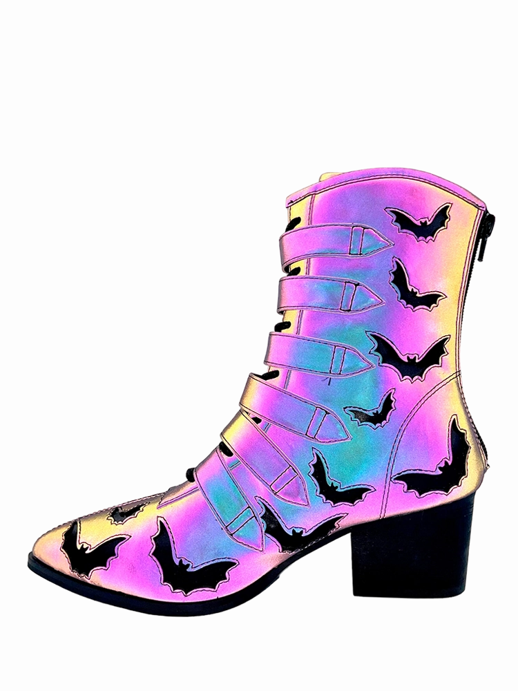 Breathable fabric Hard Terrain COVEN BAT BOOT - ALL REFLECTIVE