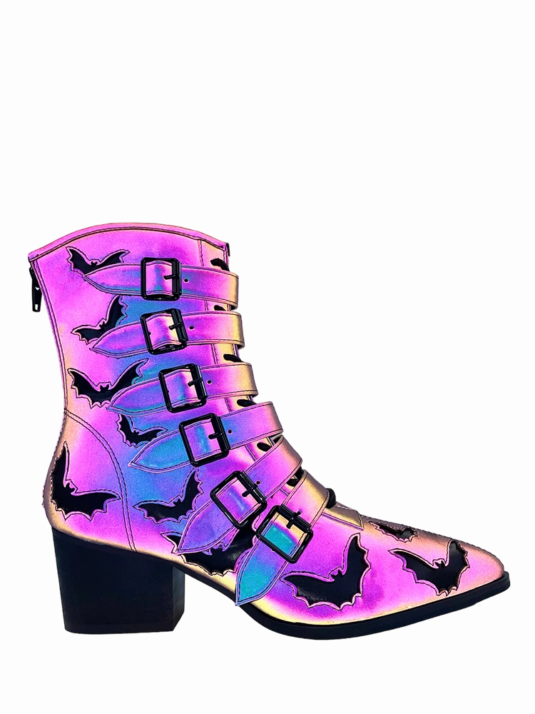 COVEN BAT BOOT - ALL REFLECTIVE Seamless Comfort Urban Traveler Cushion Zone