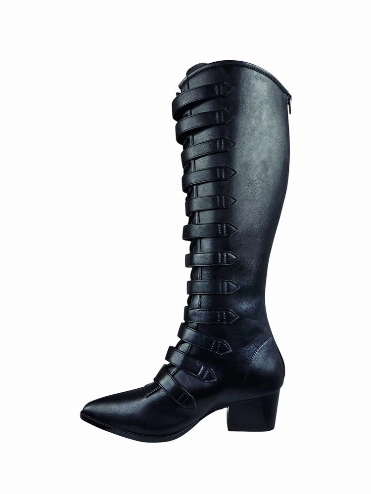 Street Cool SlipResistant COVEN BOOT MAX - BLACK/SILVER