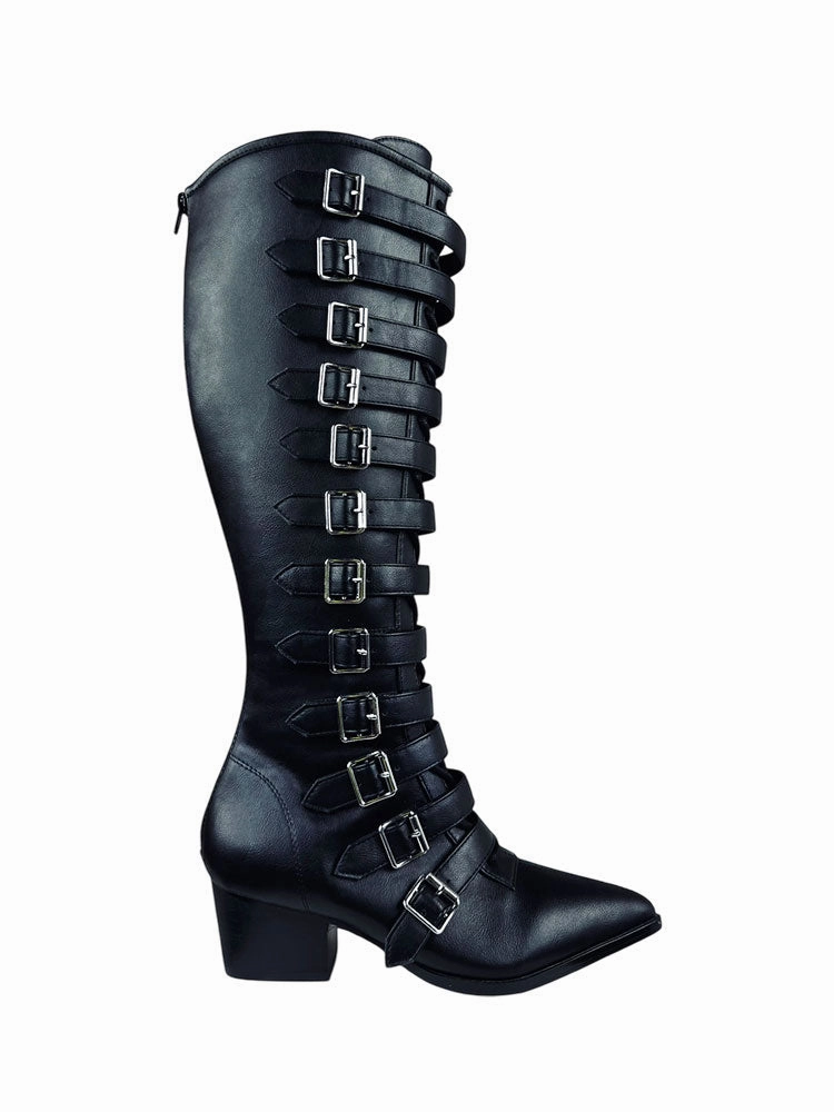 COVEN BOOT MAX - BLACK/SILVER Subtle Finish