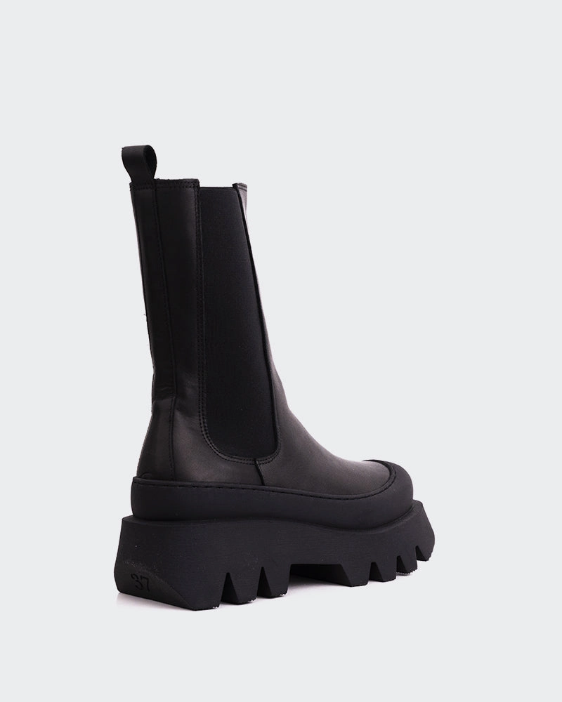 Metallic Edge Cranbrook Black Leather