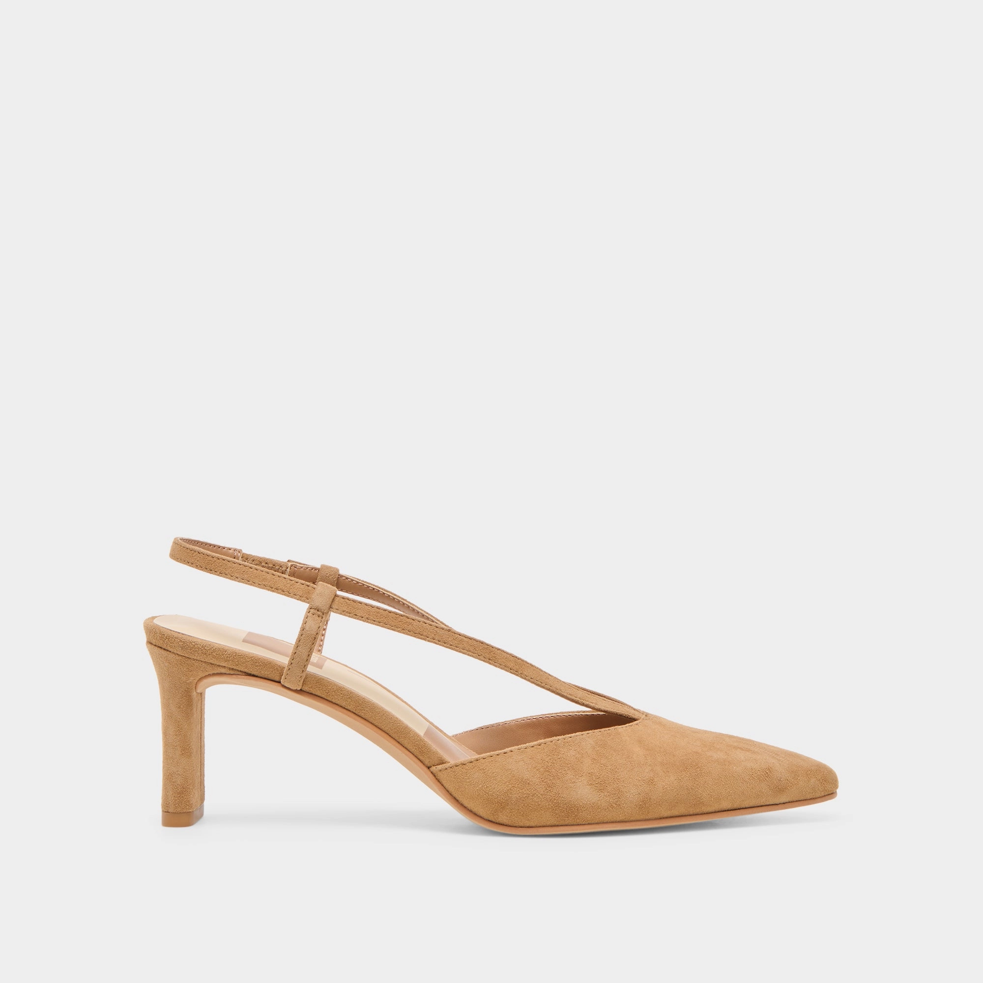 GINAY HEELS LT BROWN SUEDE Advantageous