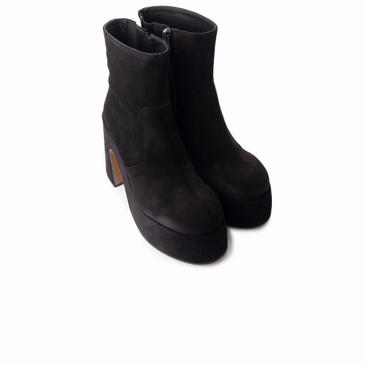 Daze Black Suede All Weather Mountain Climber Shock absorption