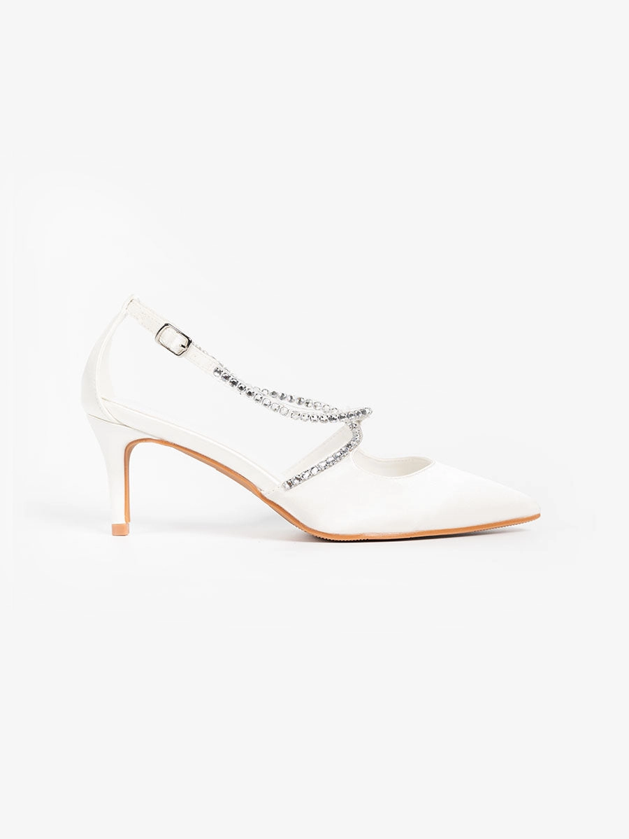 Irene Glitter Strap Heels Daily Routine Layered Wardrobe