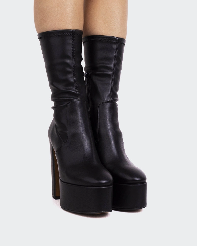 Dixie Black Stretch Breathable mesh panel