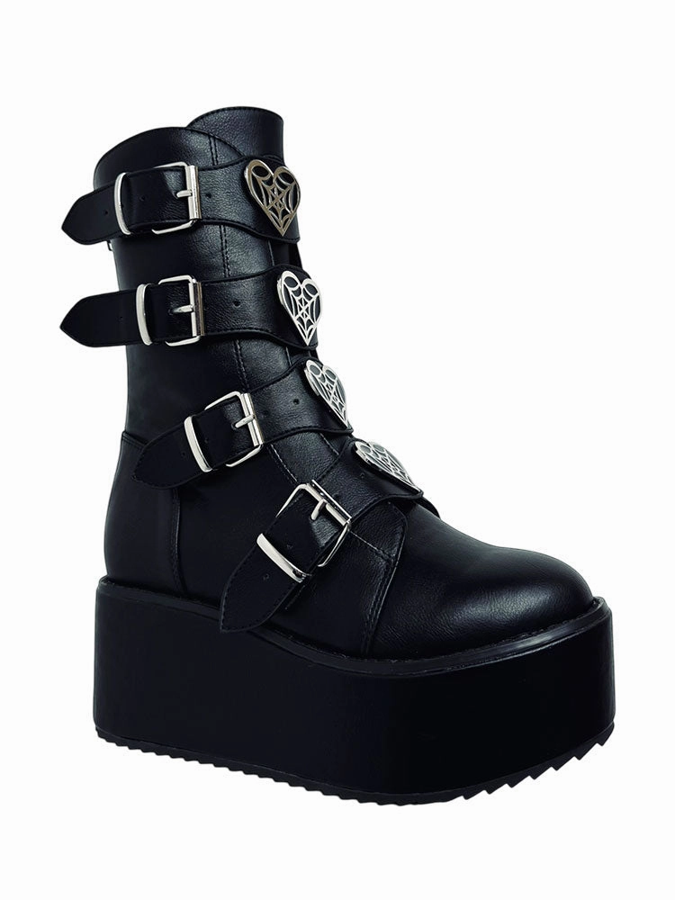 Breathable Mountain Hike DOMINION WEB HEART - BLACK/SILVER