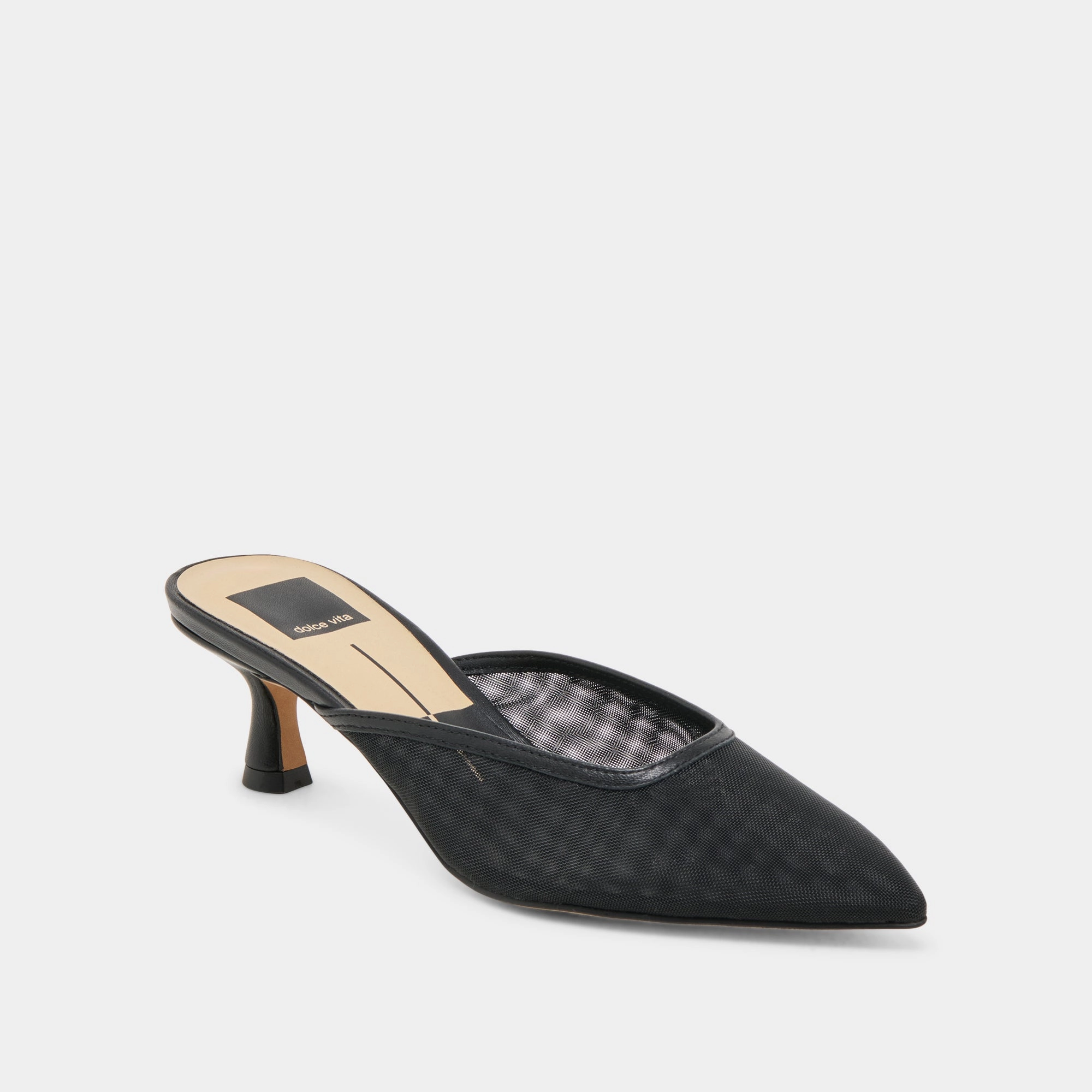 CLEO HEELS ONYX MESH design knee - high boots