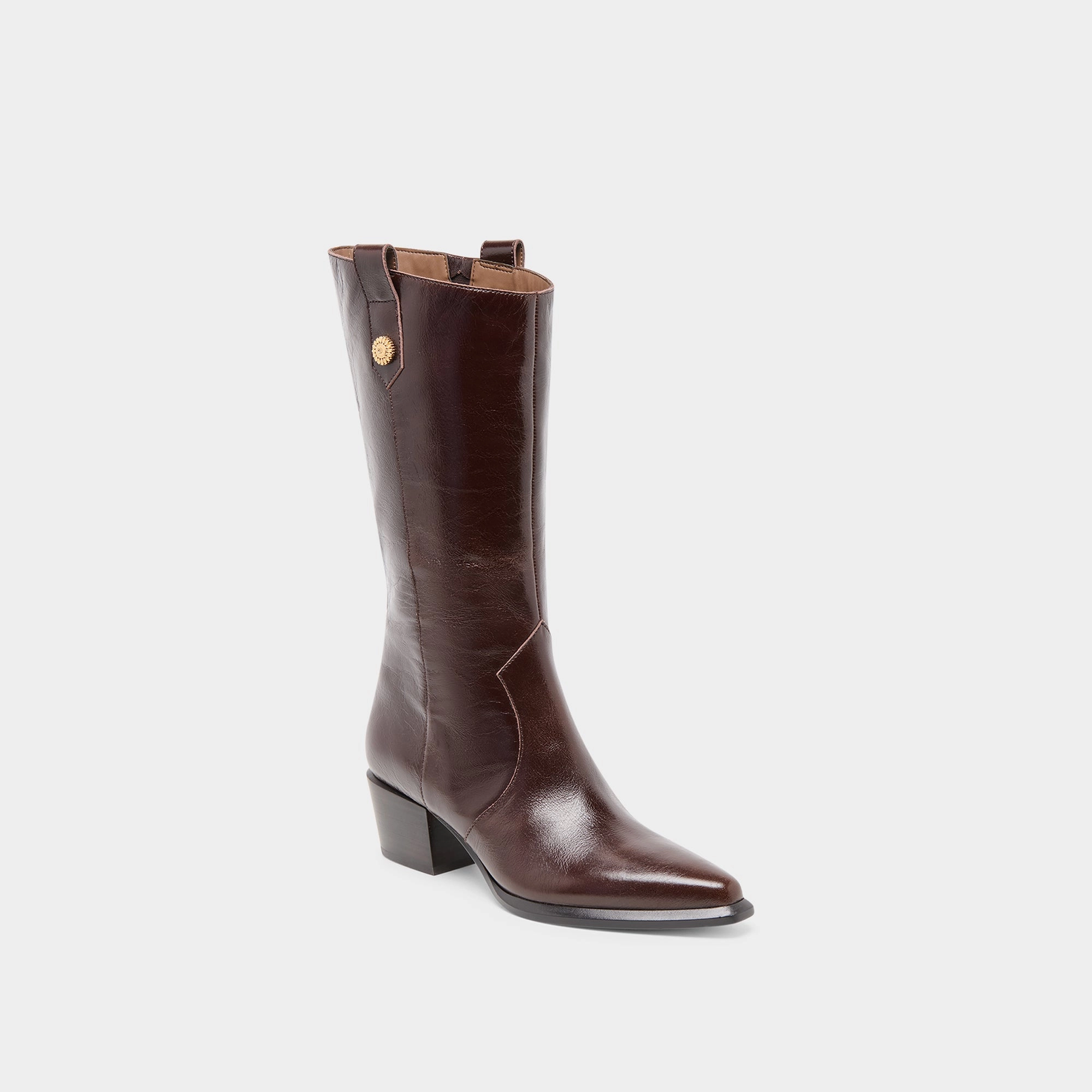 release VERN BOOTS CHOCOLATE LEATHER