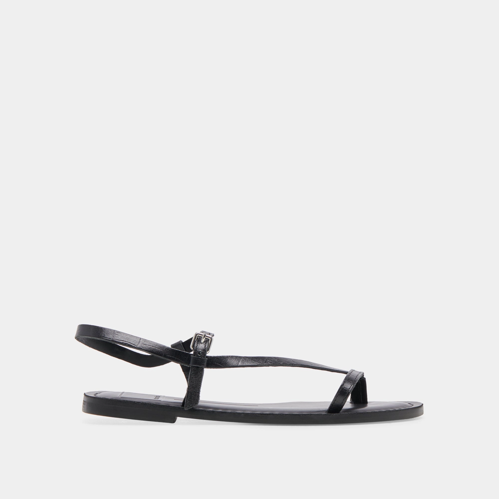 WANDRE SANDALS NOIR EMBOSSED LEATHER usual