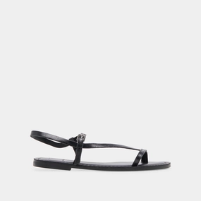 WANDRE SANDALS NOIR EMBOSSED LEATHER usual