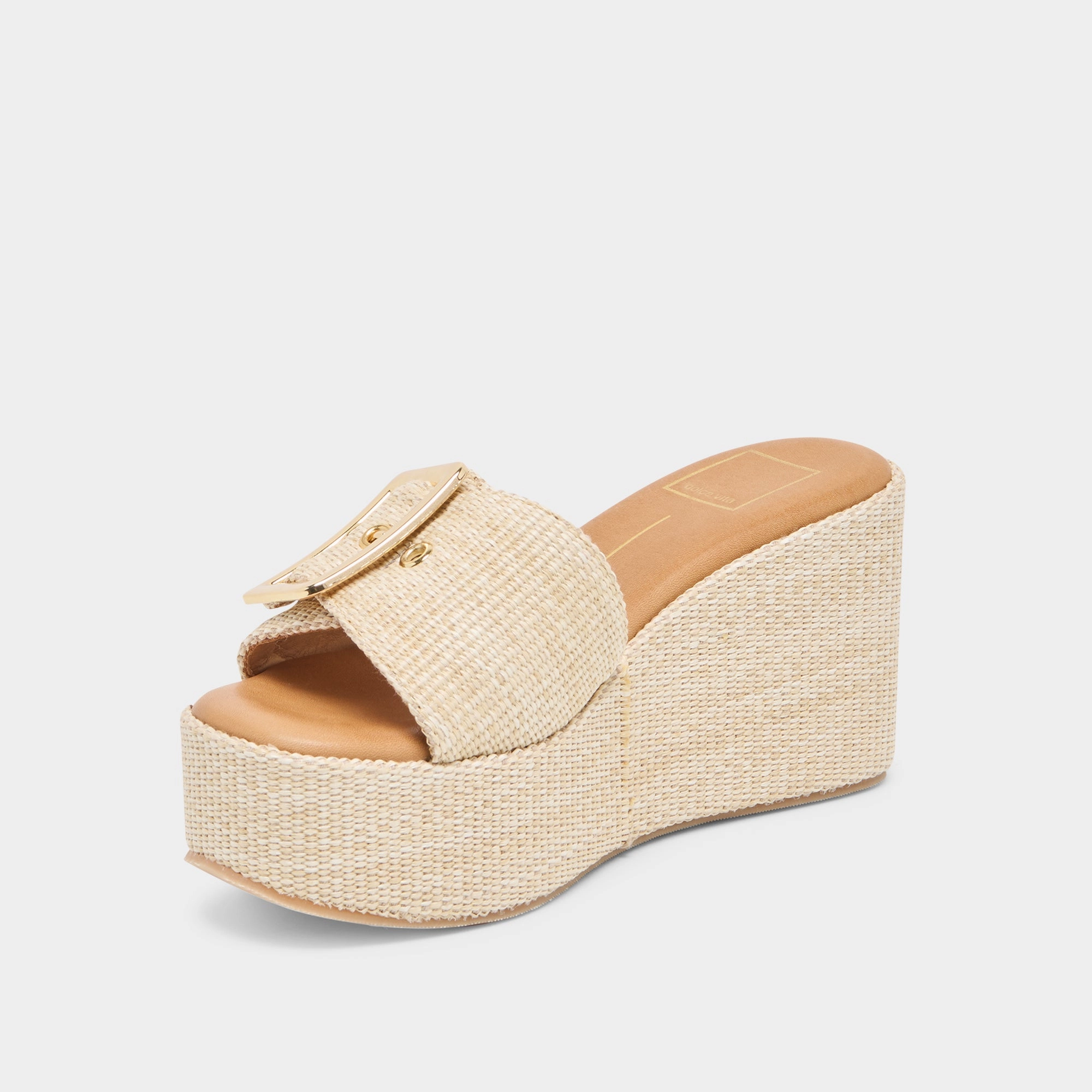 rainy - weather JILIAN WEDGES LT NATURAL RAFFIA
