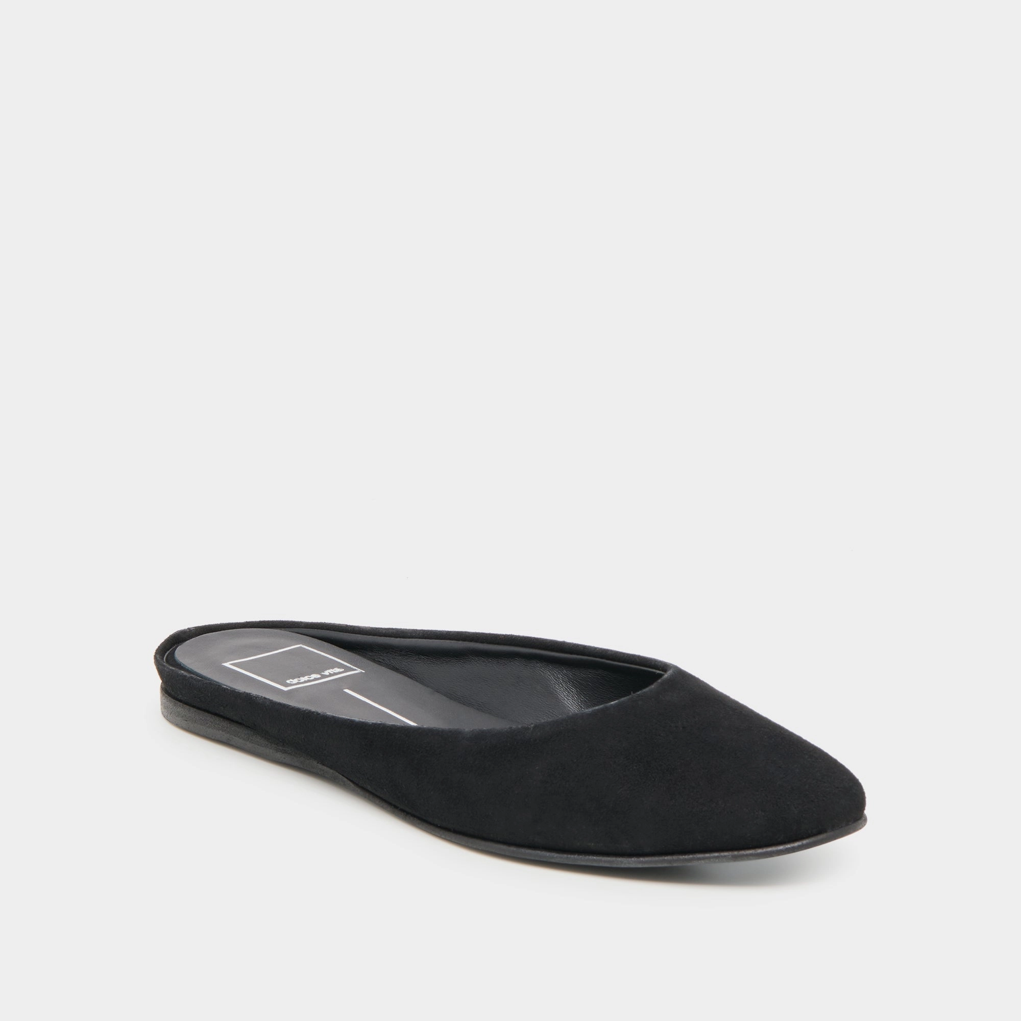 EILA FLATS ONYX SUEDE Eco Friendly Treatment