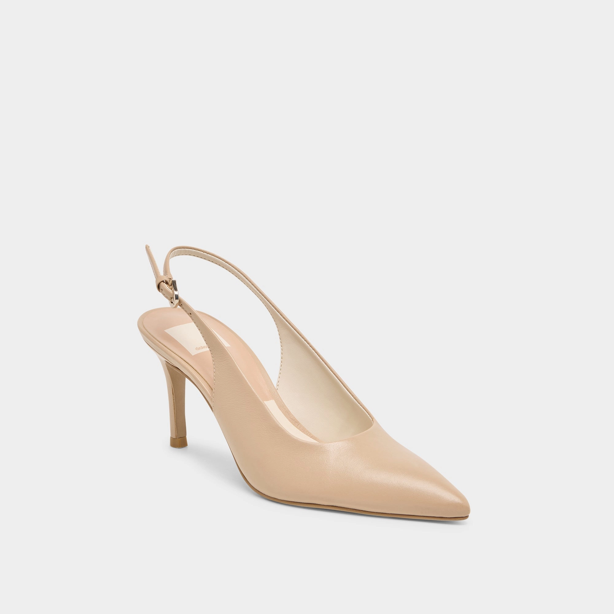 ELASI HEELS BEIGE CRINKLE PATENT Flexible Outsole