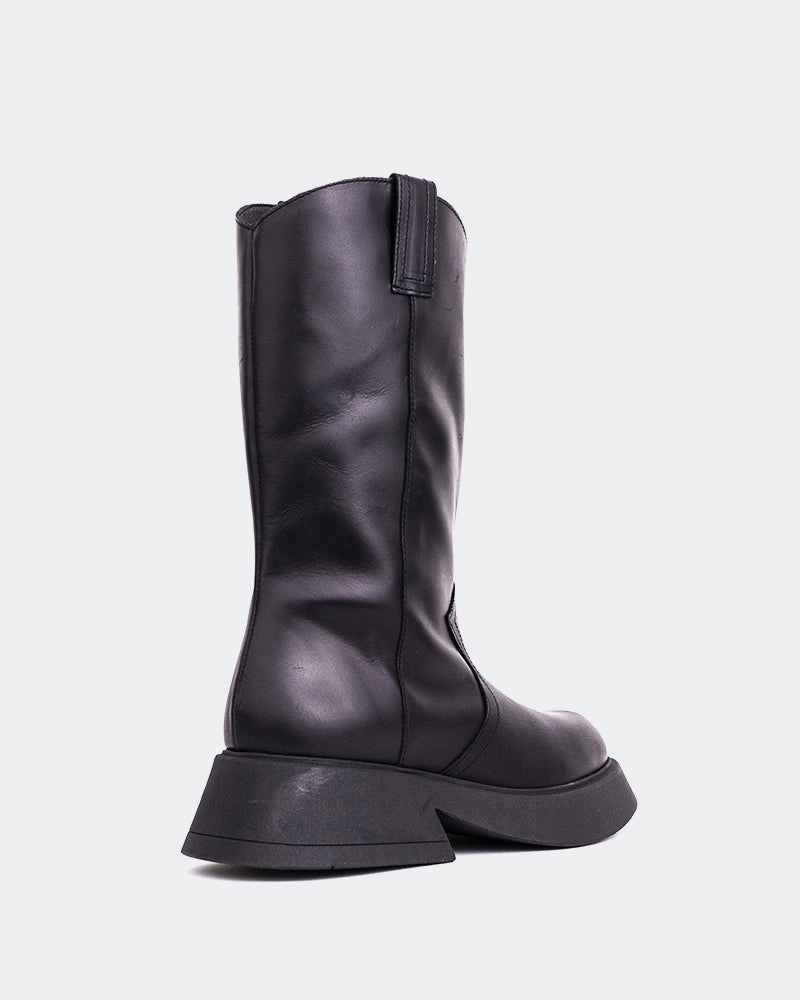 Universal Style Gaulle Black Leather