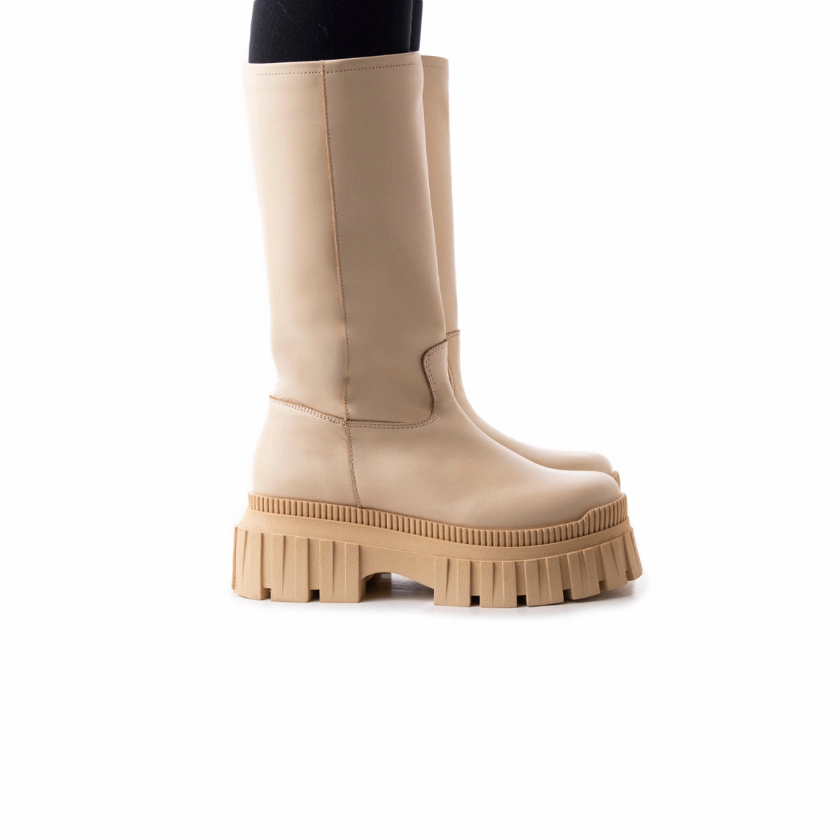 Mountain Climbing synthetic material Eloise Cream Leather