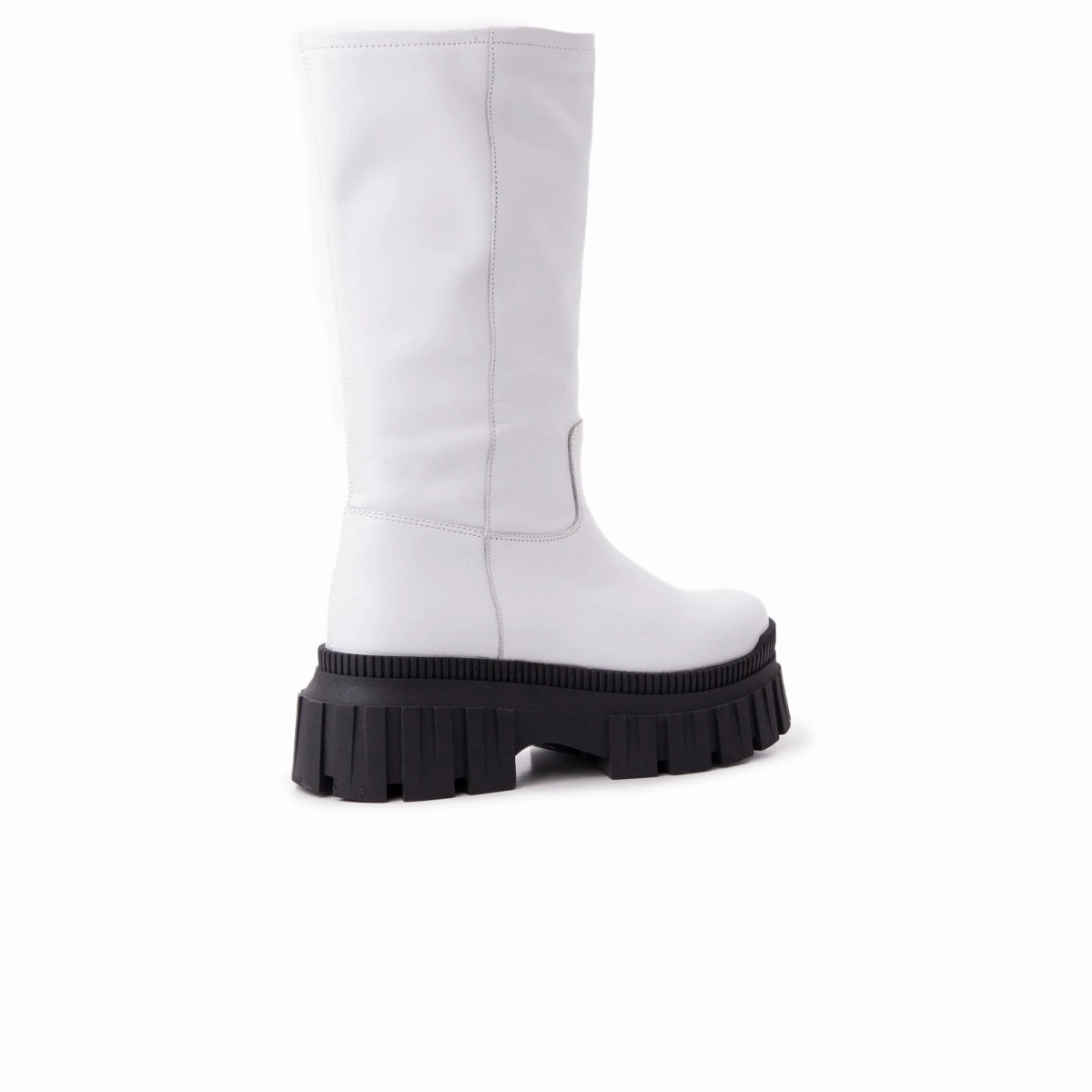 Eloise White Leather Stable Support Night Travel Comfort Lining Stylish Explorer