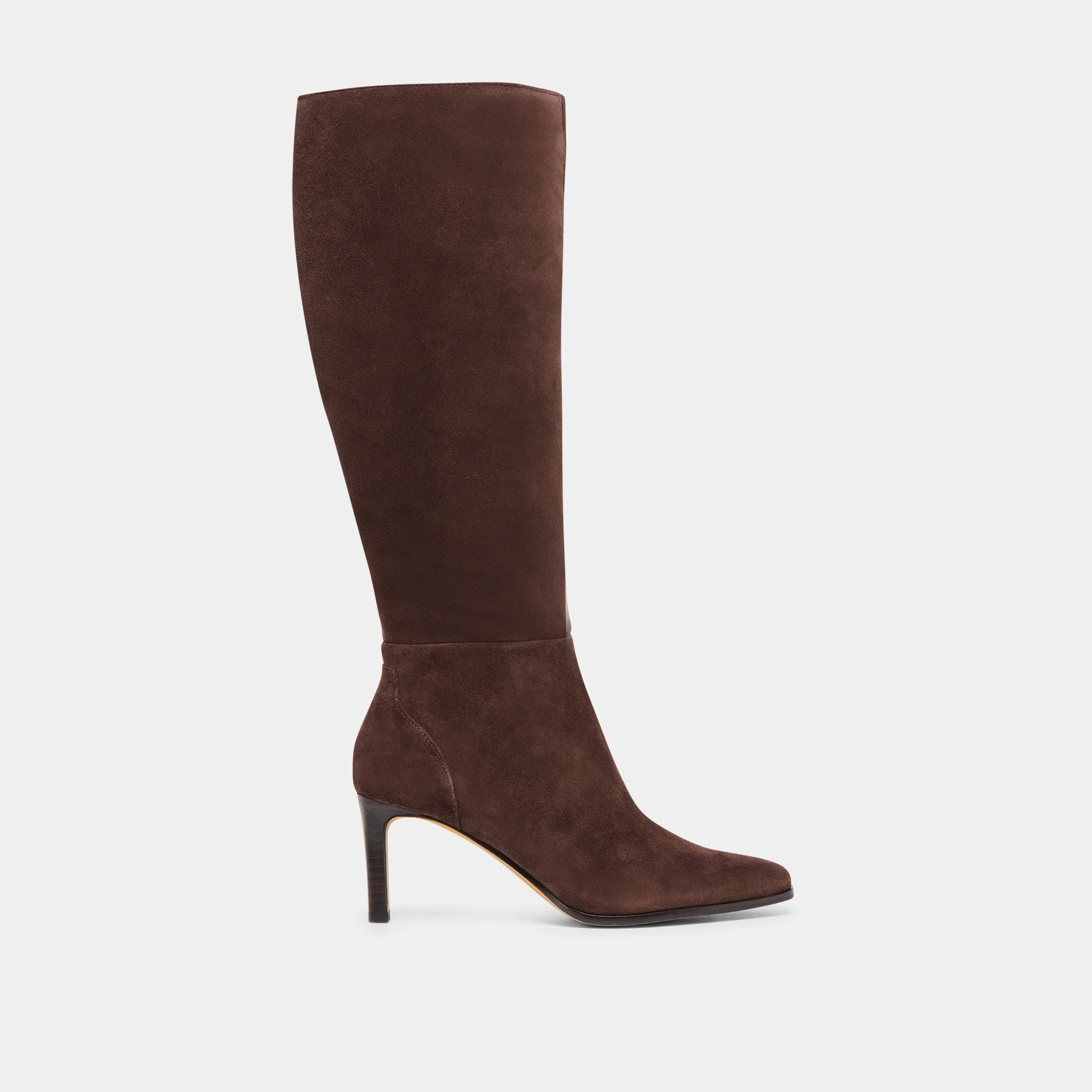 EMMI WIDE CALF BOOTS DK BROWN SUEDE Neutral Motion Control