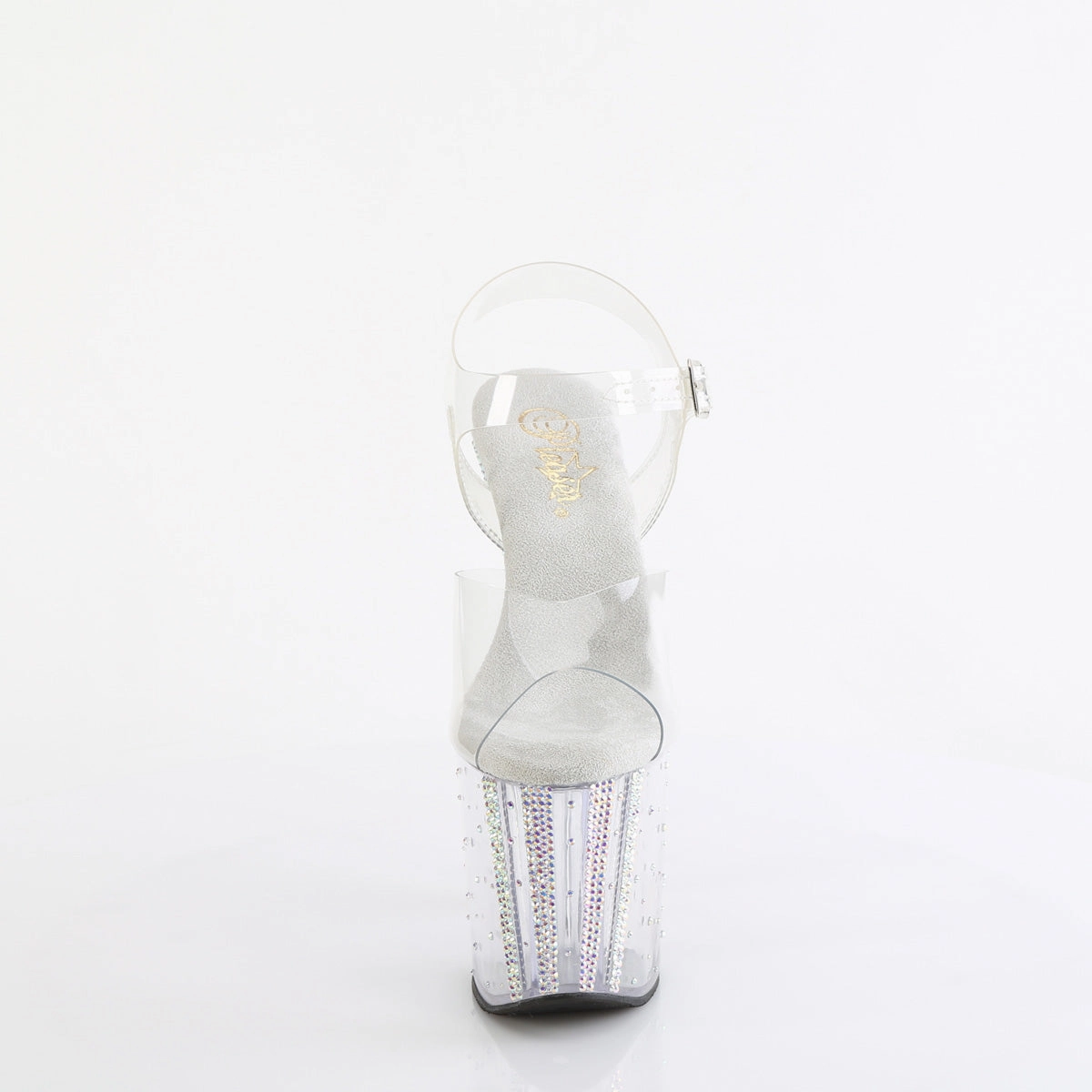 Sleek Leather Pumps Classic Black Heels Enchant-708RS-01