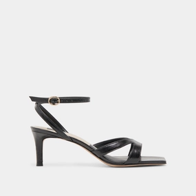 All-day lining BECKI HEELS MIDNIGHT CRINKLE PATENT
