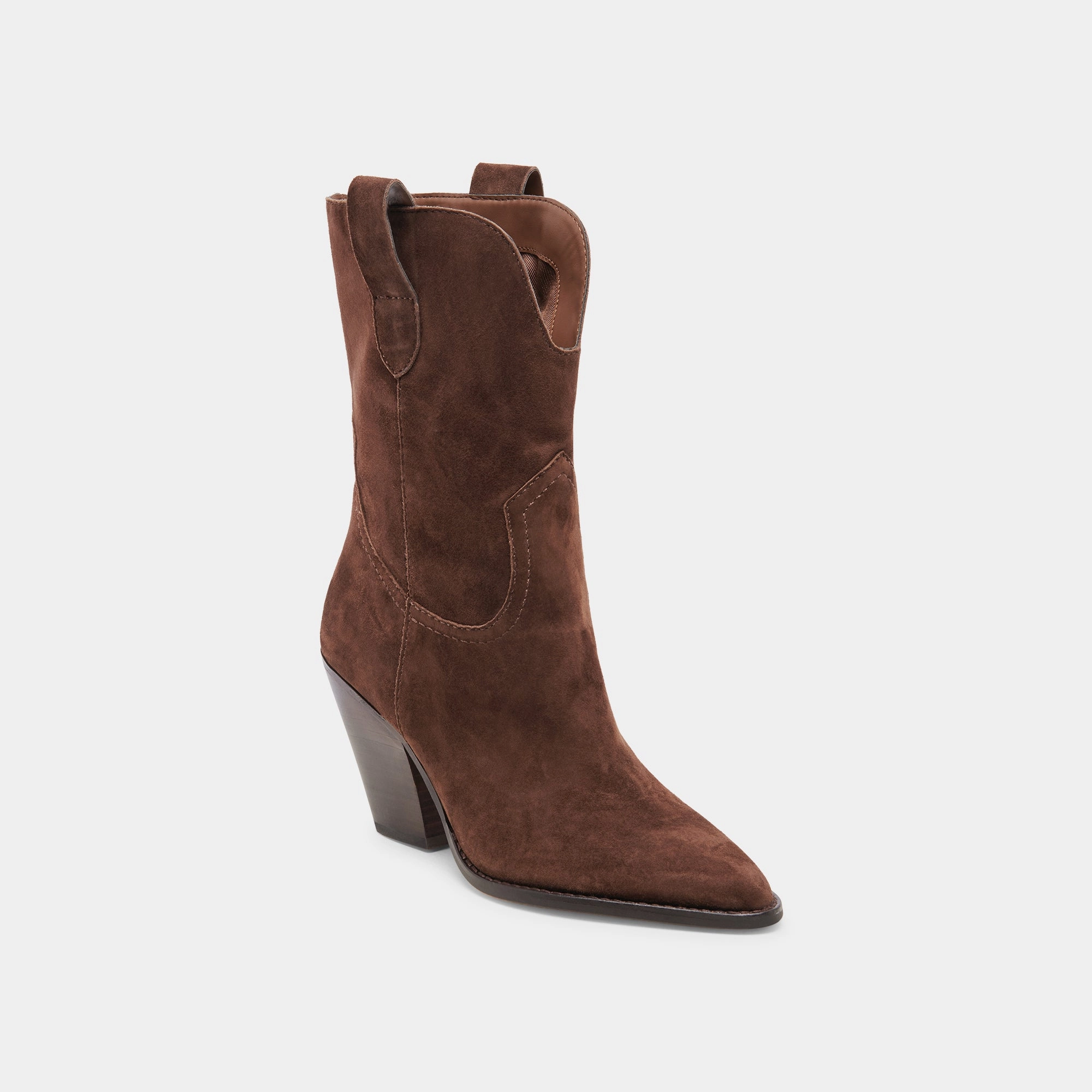 Ergonomic Last Shape JESSEY BOOTS DK BROWN SUEDE