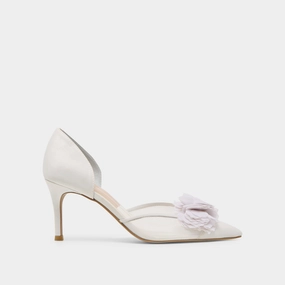 All-Purpose Wear EVELIN HEELS WHITE MESH