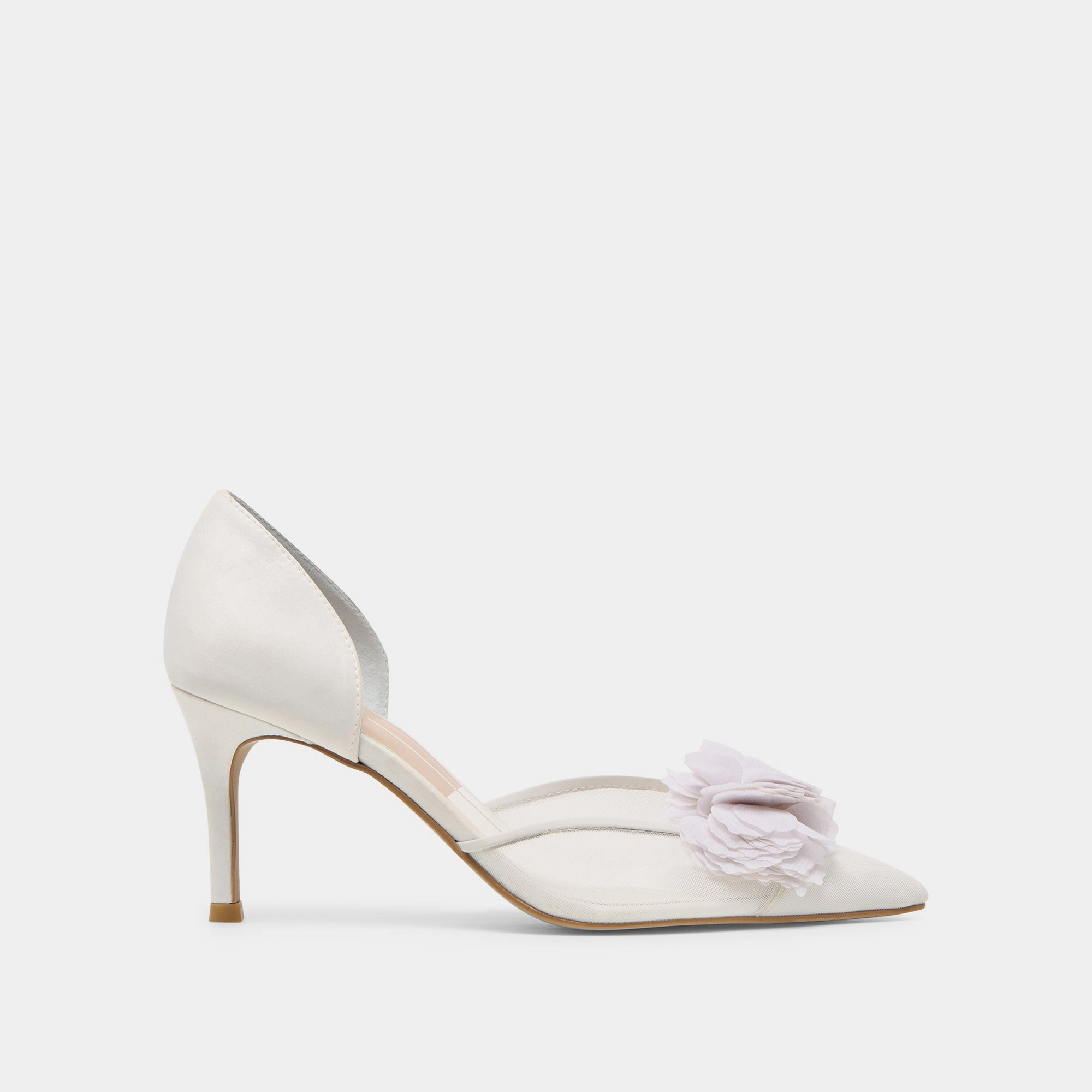 All-Purpose Wear EVELIN HEELS WHITE MESH