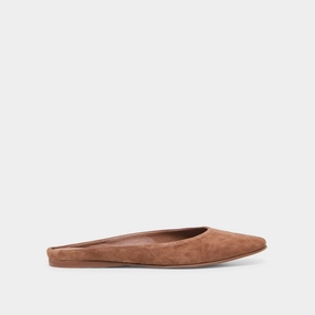 flexibility - level Orthopedic friendly EILA FLATS DK BROWN SUEDE