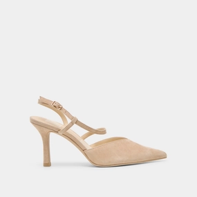 KAMRA HEELS CAMEL SUEDE fulfilling