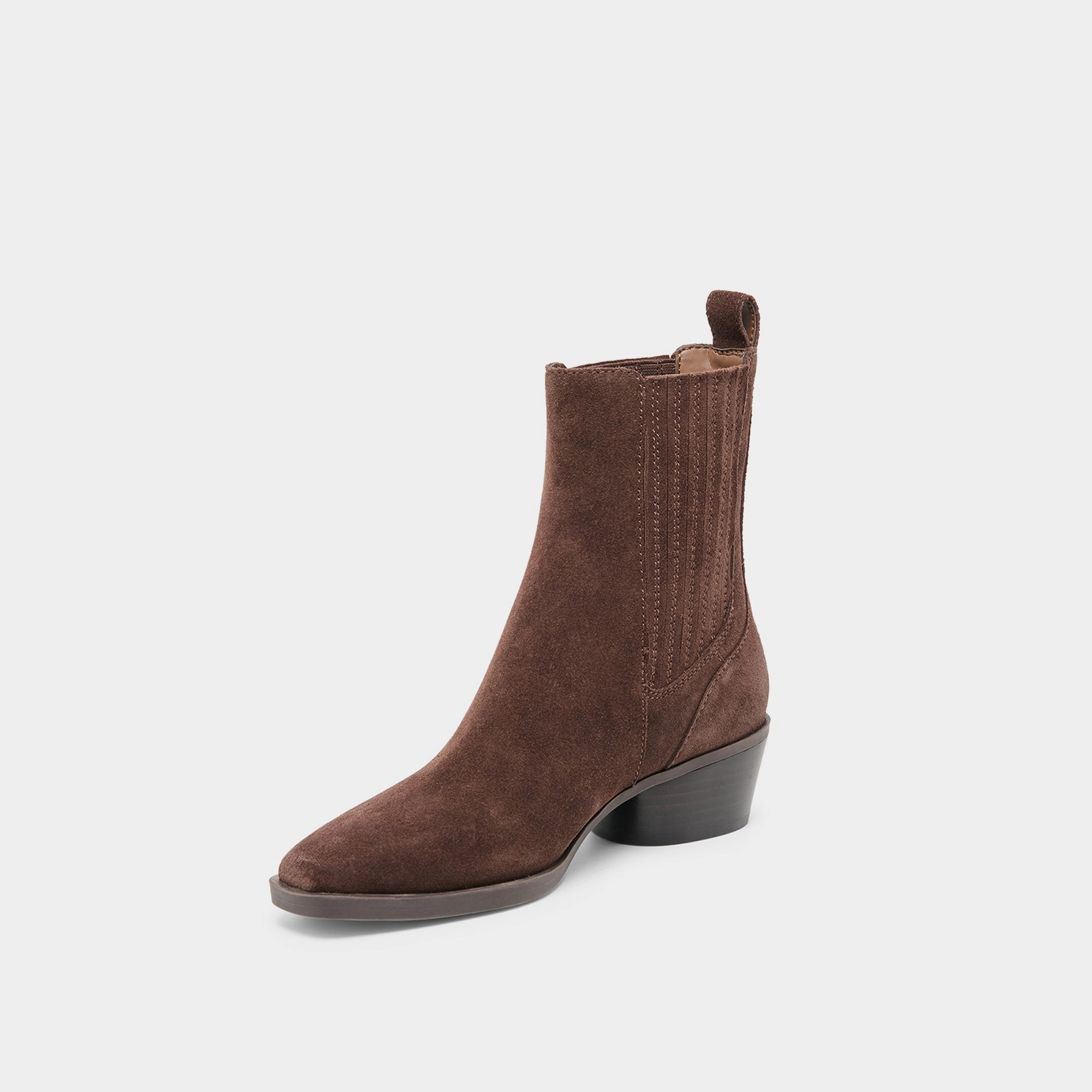 Boosted fit fashionable user FAINT H2O BOOTIES DK BROWN SUEDE