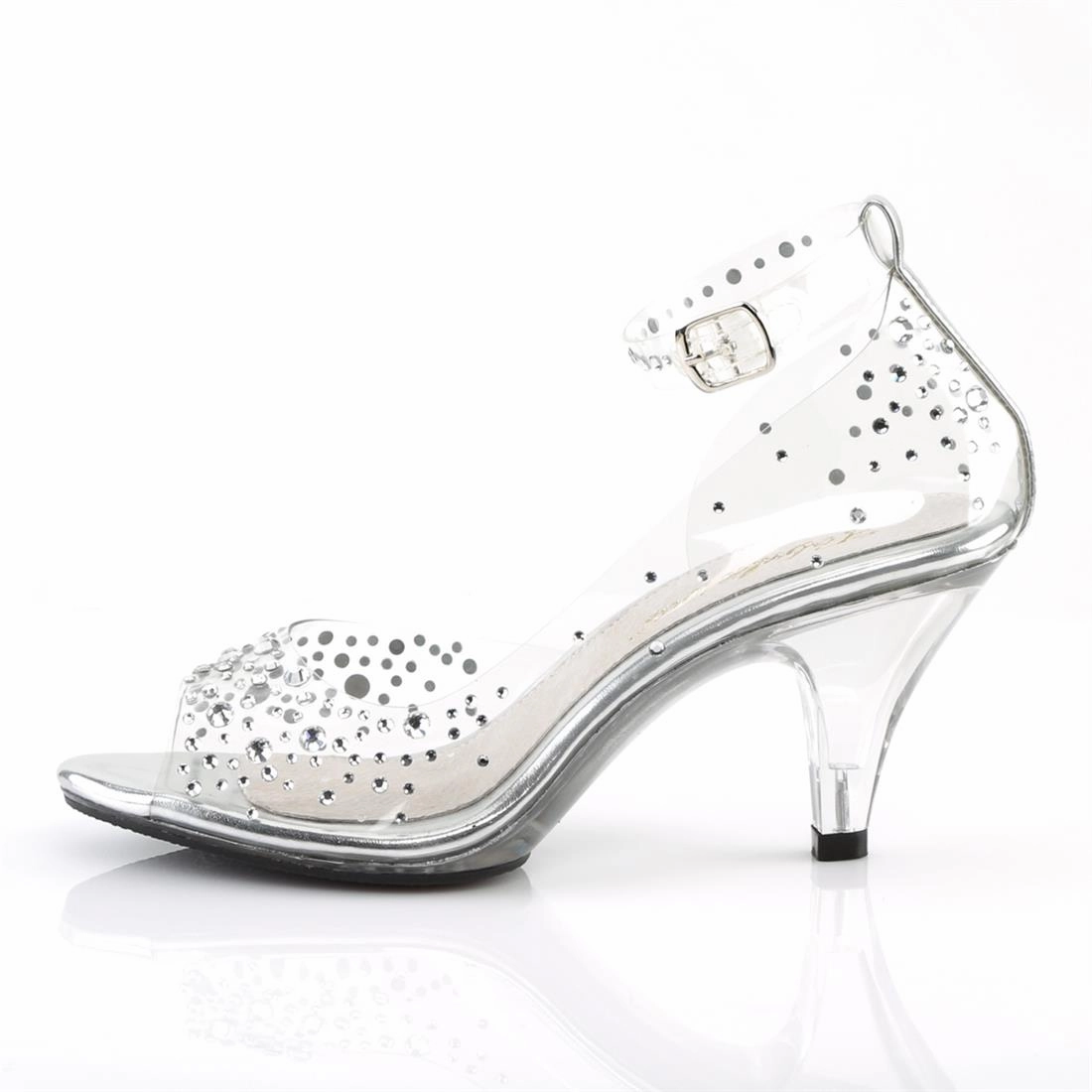 Belle-330RS Custom Wedding Heels Strap closure