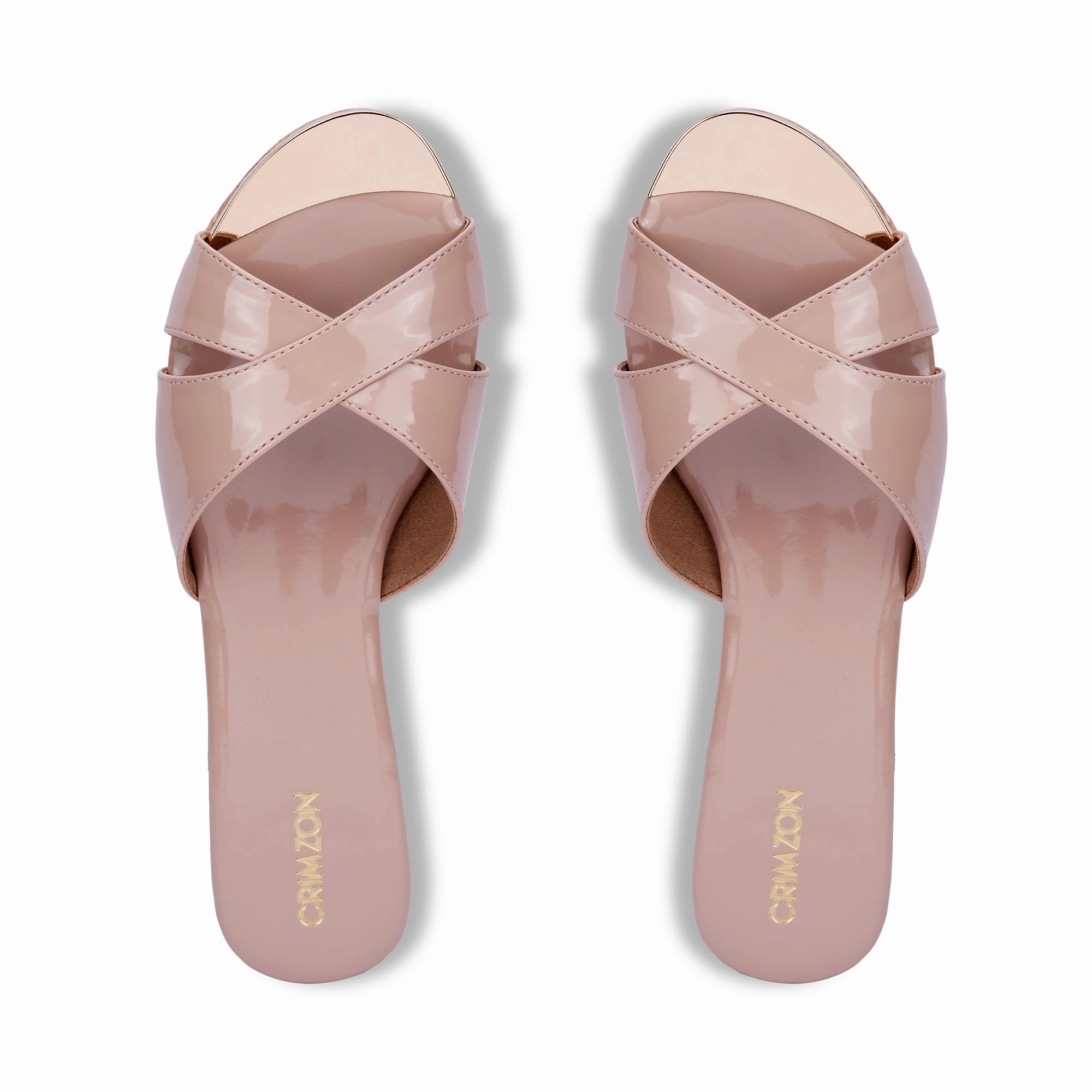 AIYANA- PINK NUDE WEDGES Non Slip Traction Breezy Comfort