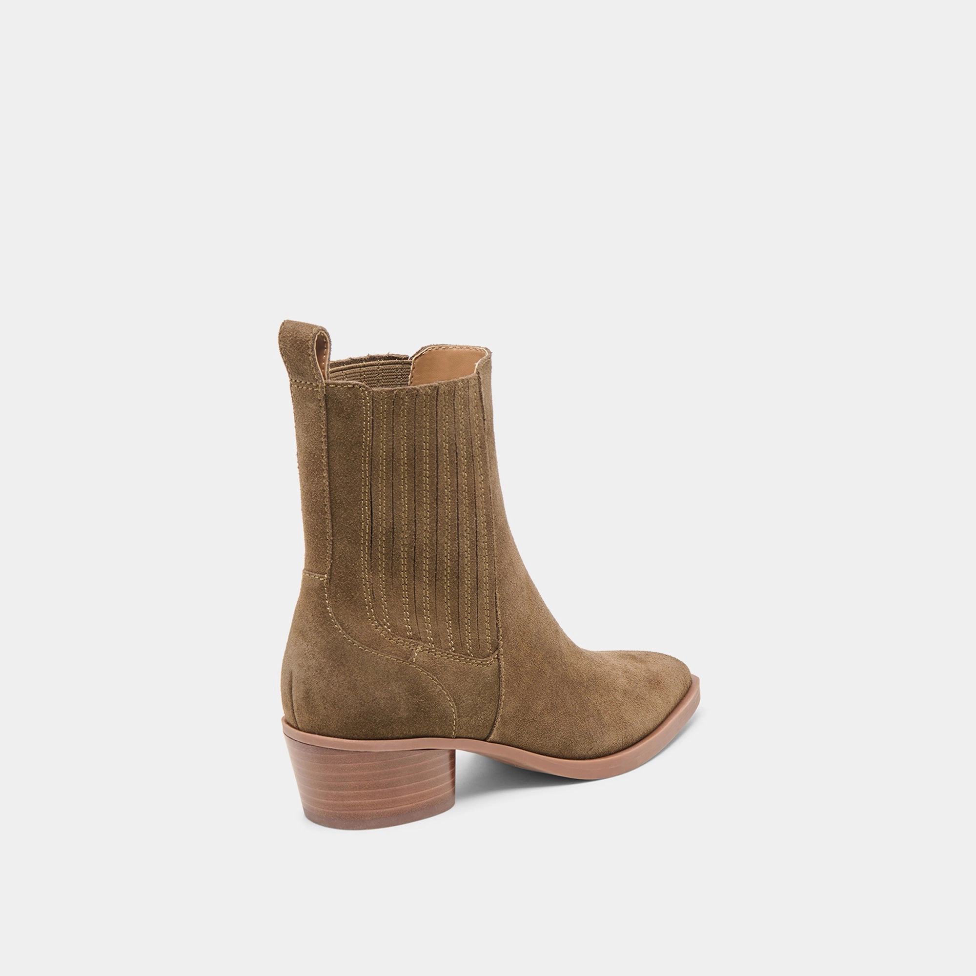 Adjustable Closure FAINT H2O BOOTIES OLIVE SUEDE