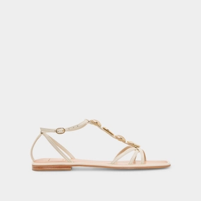 Rapid Lacing System FAUN SANDALS OFF WHITE LEATHER