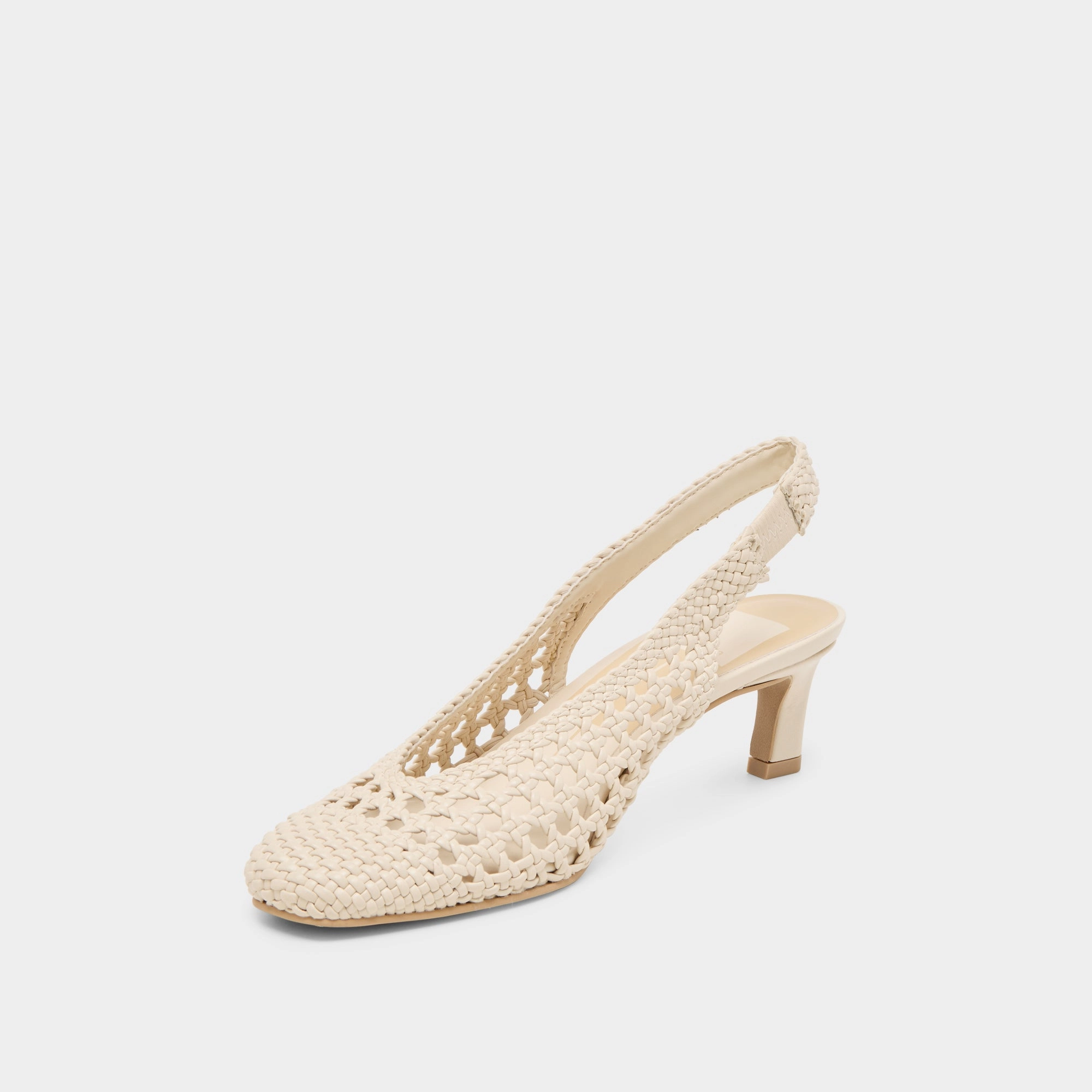 FAWNE HEELS CREME WOVEN STELLA Exclusive traction