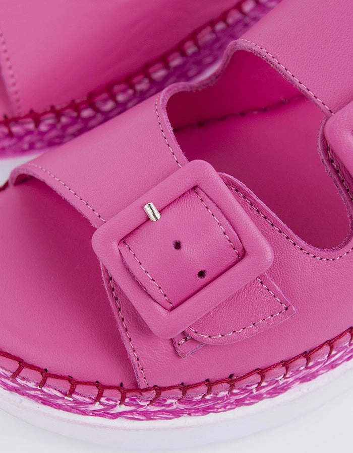 Fitzroy Fuchsia Leather Fine