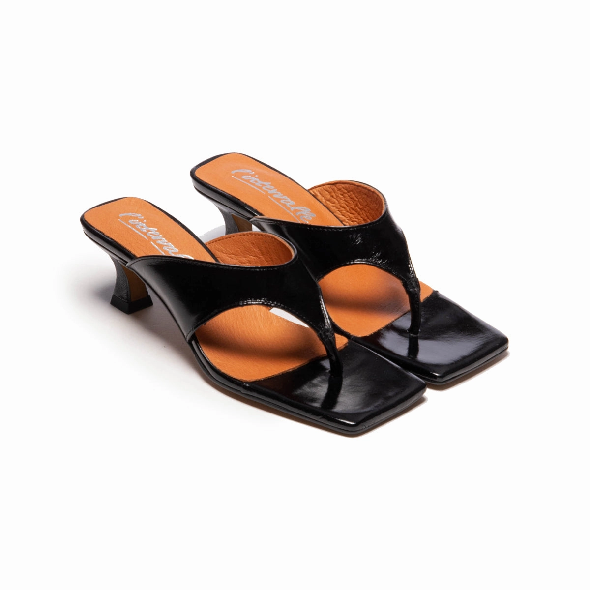 Khalo Black Leather Closed Design