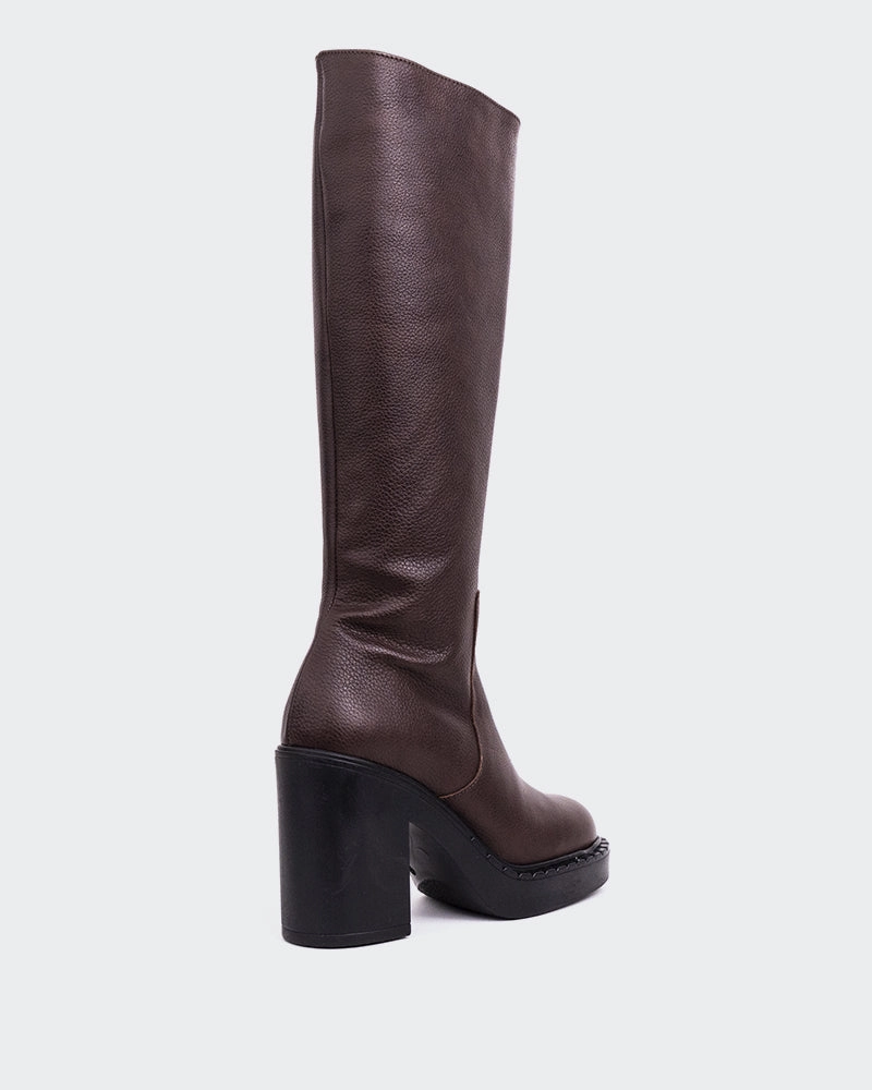 Hedon Brown Leather Comfort Backing