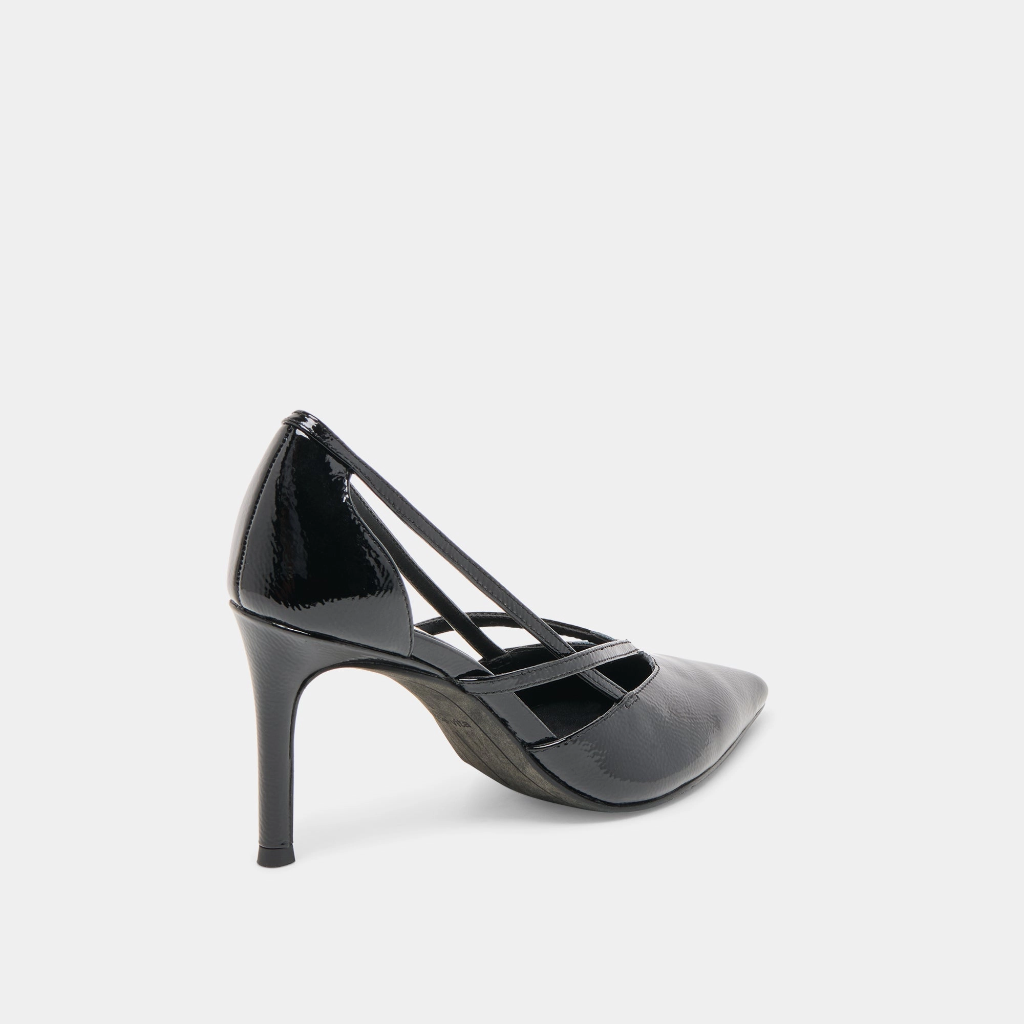 irresistible Reliable stability KAINE HEELS MIDNIGHT CRINKLE PATENT LEATHER