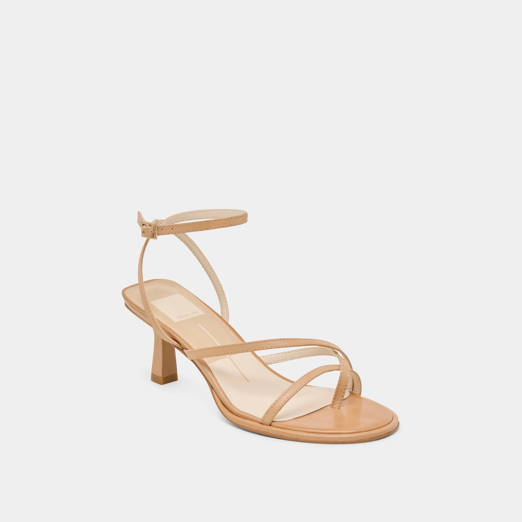 MORAH WIDE HEELS CAFE LEATHER Shock Absorbing Technology