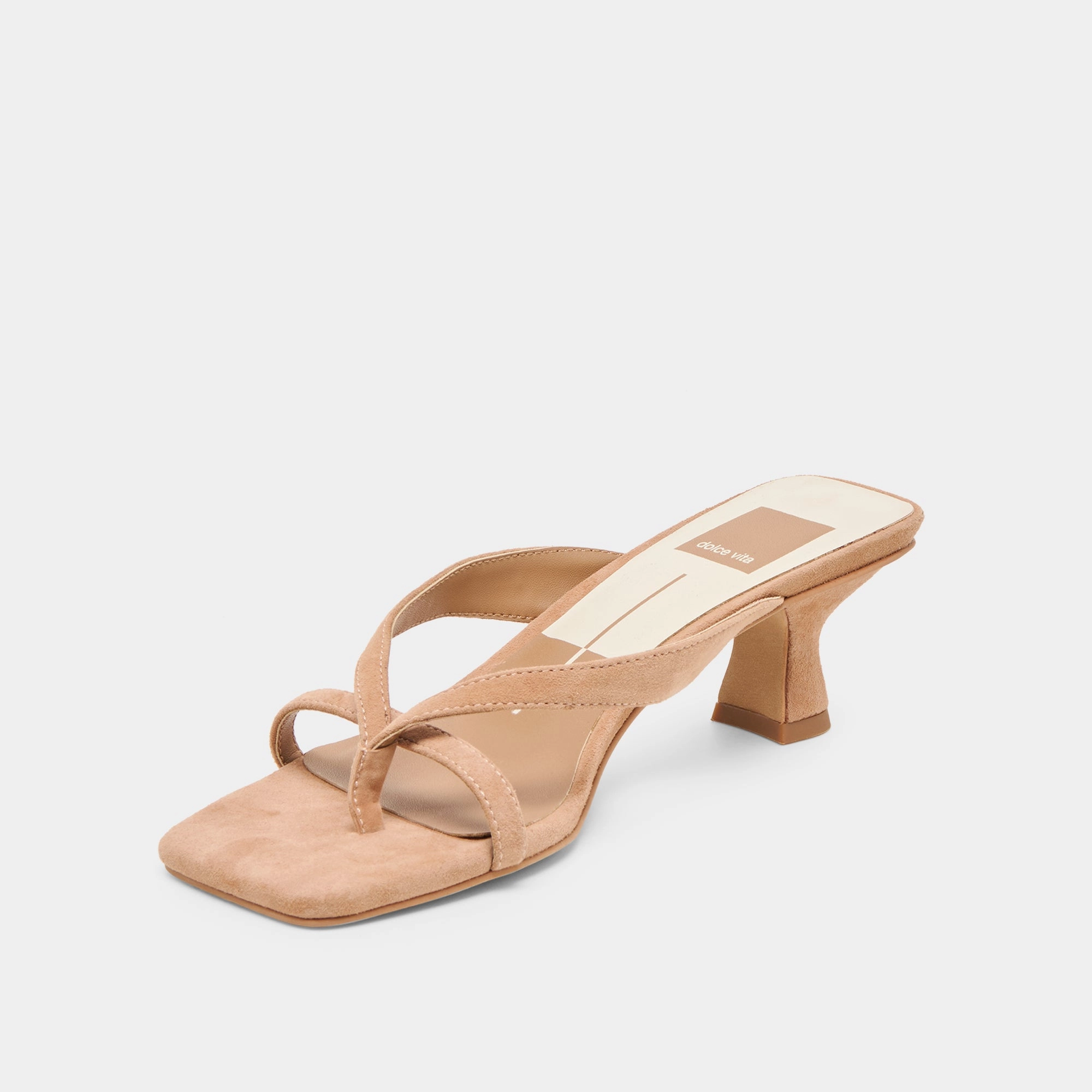 Slim flexibility BREVEL HEELS TOFFEE SUEDE